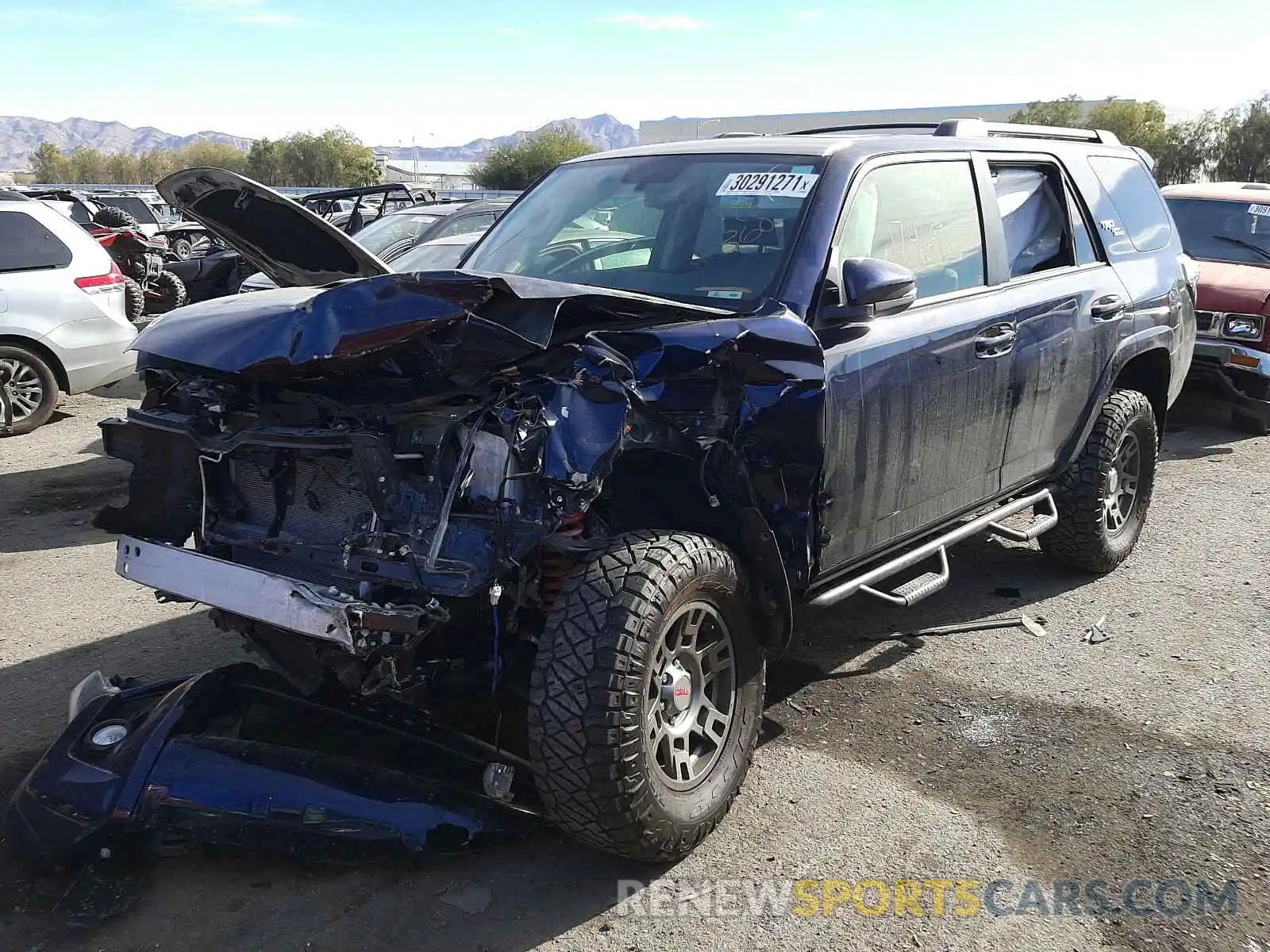 2 Photograph of a damaged car JTEBU5JR0K5673878 TOYOTA 4RUNNER 2019