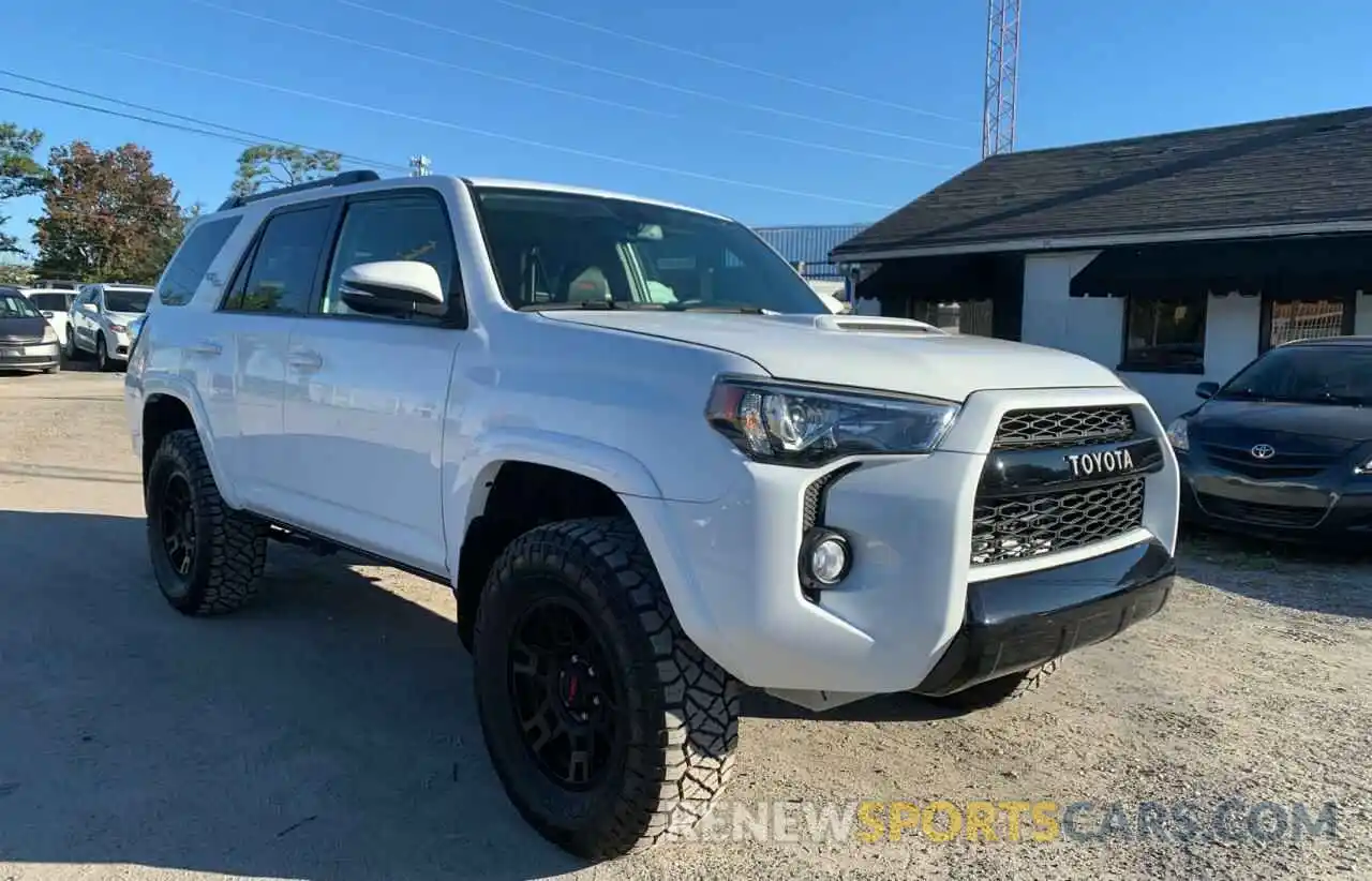 1 Photograph of a damaged car JTEBU5JR0K5674092 TOYOTA 4RUNNER 2019