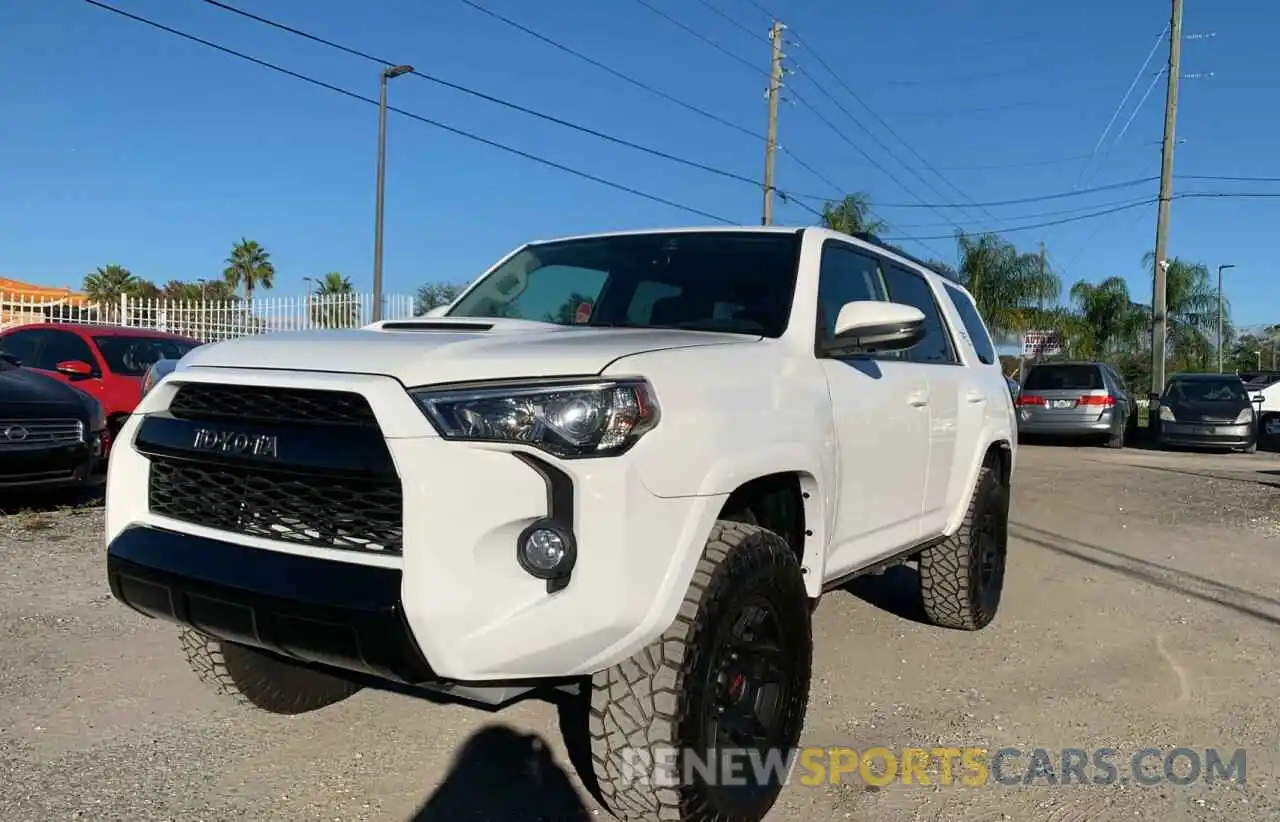 2 Фотография поврежденного автомобиля JTEBU5JR0K5674092 TOYOTA 4RUNNER 2019