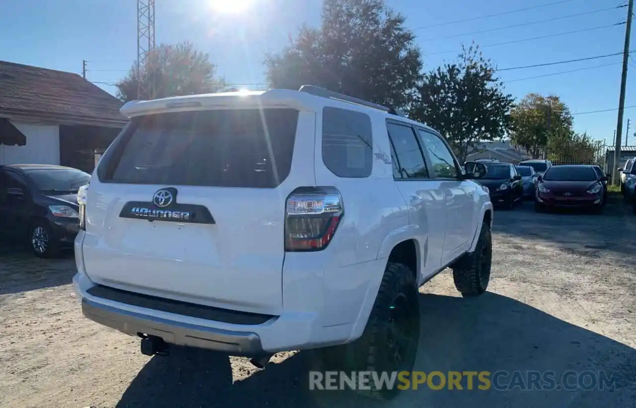 4 Photograph of a damaged car JTEBU5JR0K5674092 TOYOTA 4RUNNER 2019