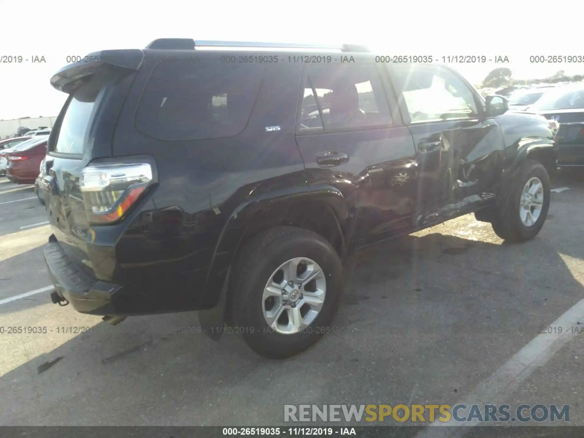 4 Photograph of a damaged car JTEBU5JR0K5677106 TOYOTA 4RUNNER 2019