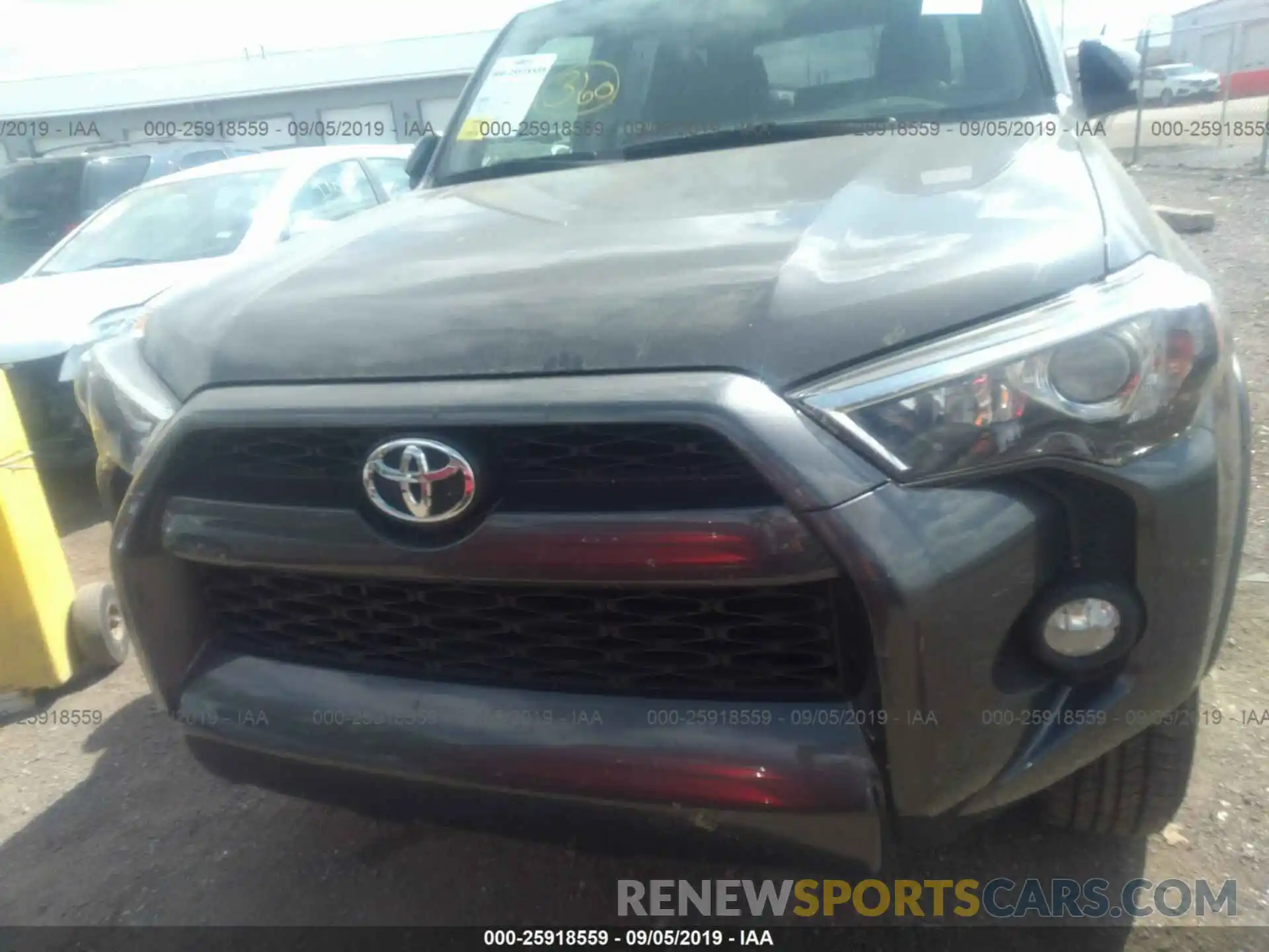 6 Photograph of a damaged car JTEBU5JR0K5678322 TOYOTA 4RUNNER 2019