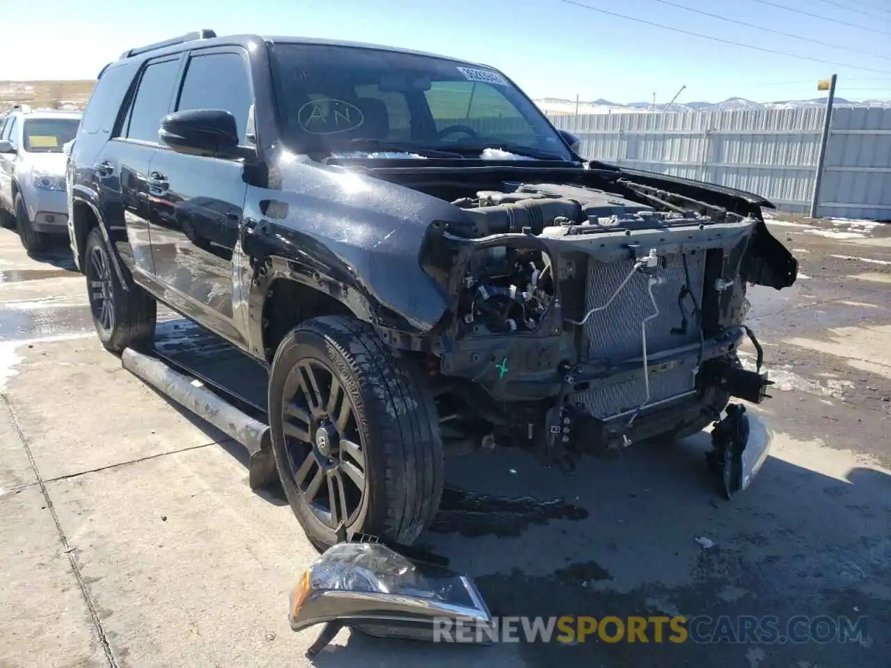 1 Photograph of a damaged car JTEBU5JR0K5679261 TOYOTA 4RUNNER 2019