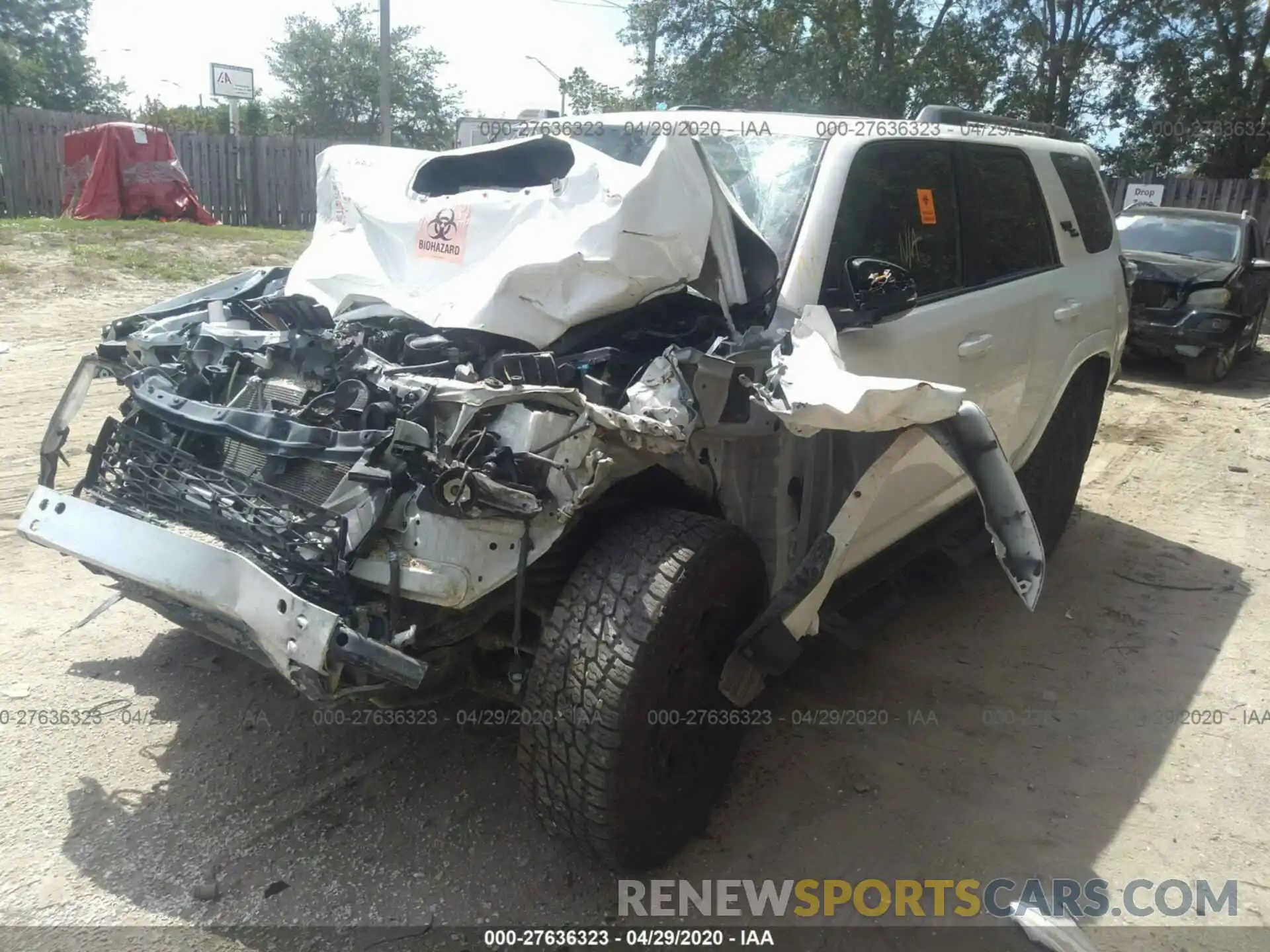 2 Photograph of a damaged car JTEBU5JR0K5683908 TOYOTA 4RUNNER 2019