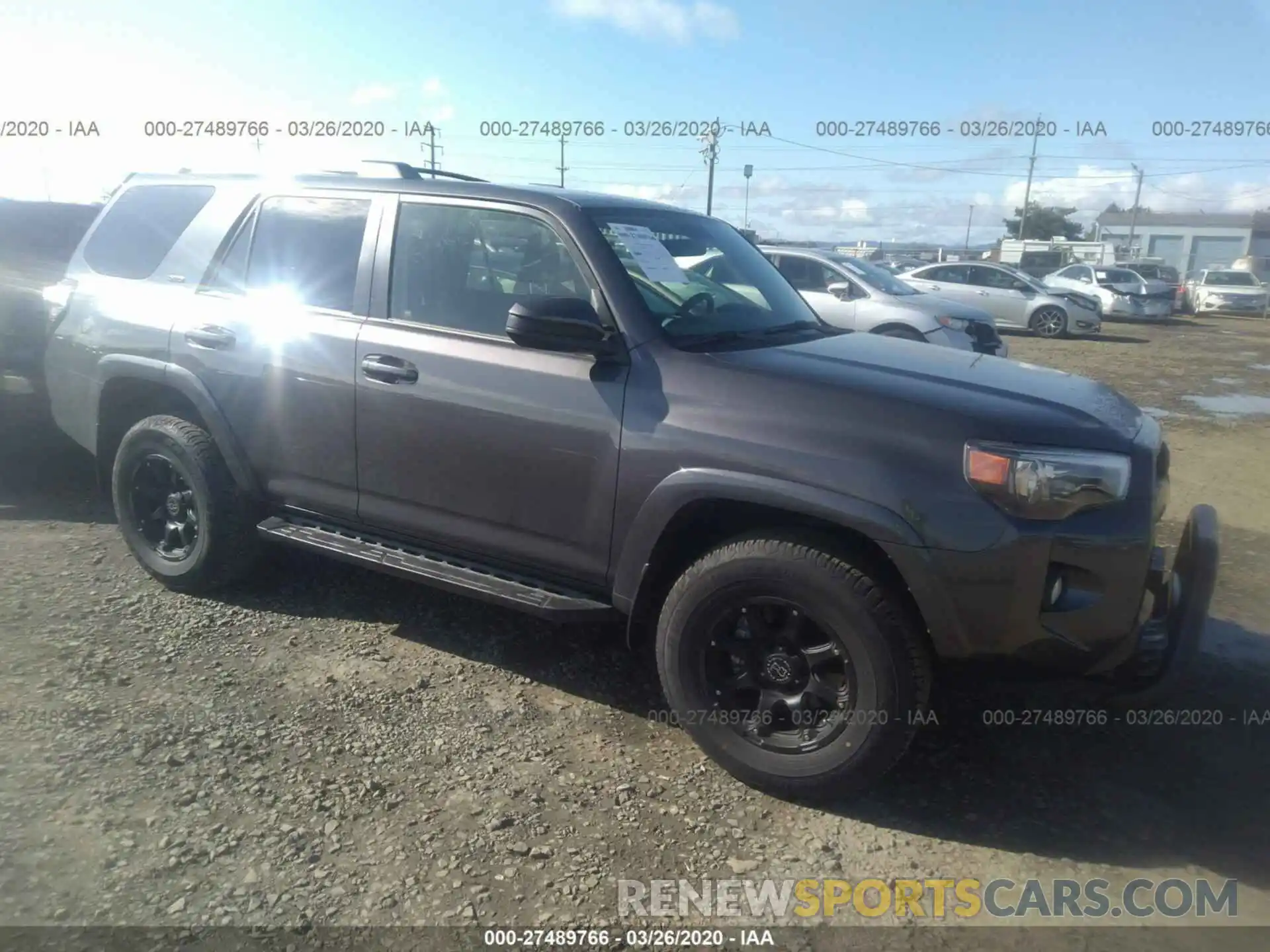 1 Photograph of a damaged car JTEBU5JR0K5685402 TOYOTA 4RUNNER 2019