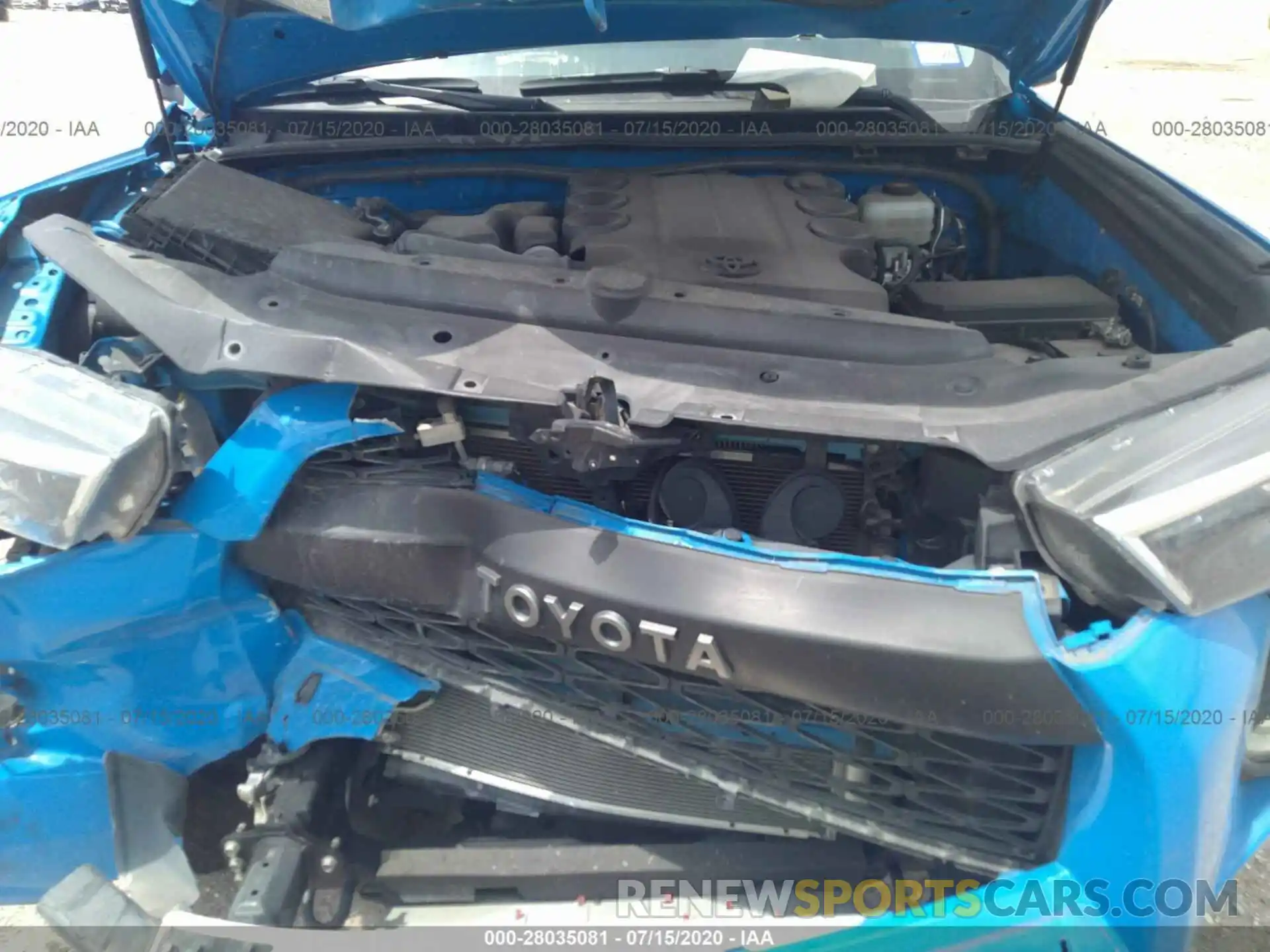 10 Фотография поврежденного автомобиля JTEBU5JR0K5686422 TOYOTA 4RUNNER 2019