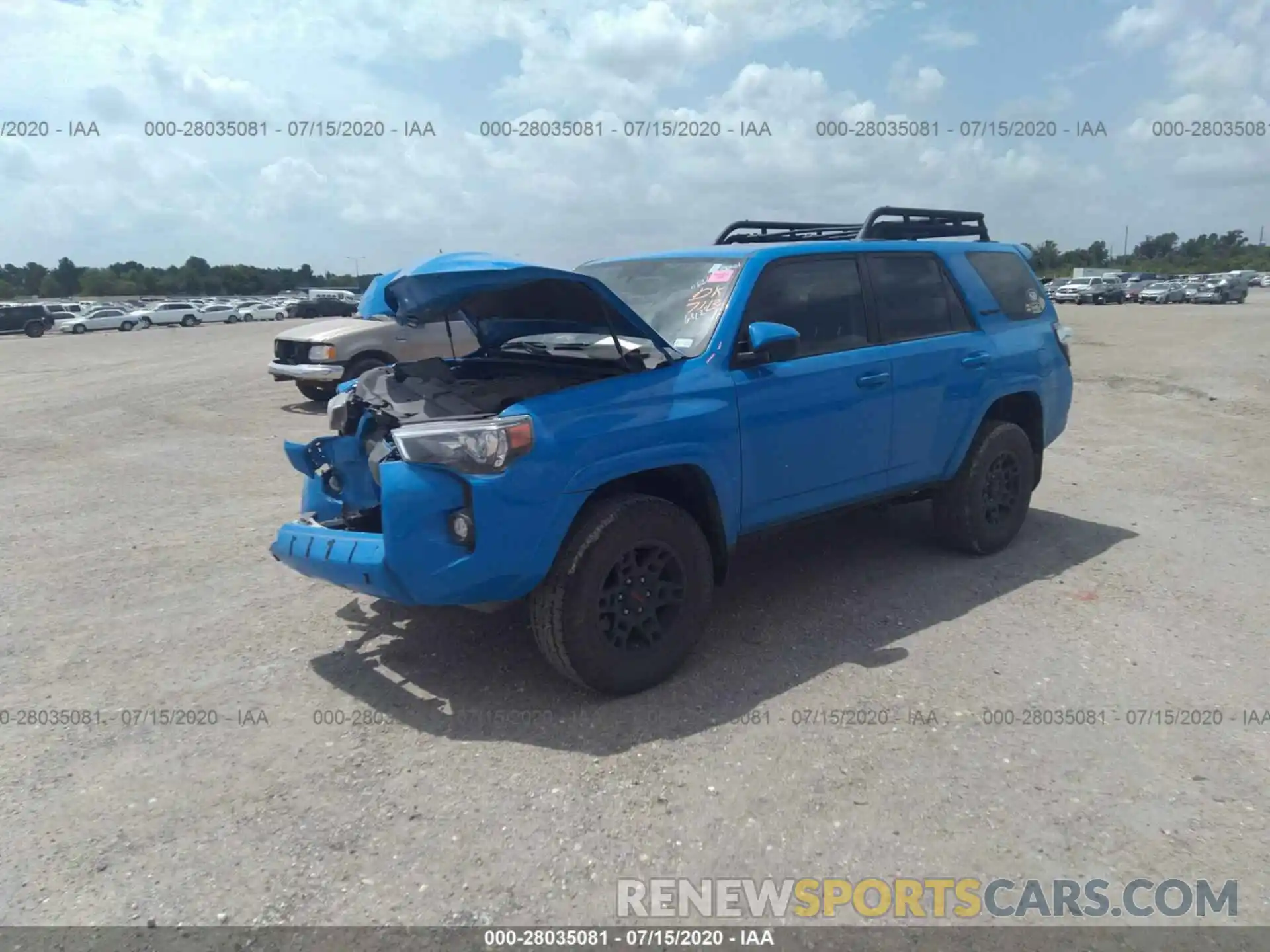 2 Photograph of a damaged car JTEBU5JR0K5686422 TOYOTA 4RUNNER 2019