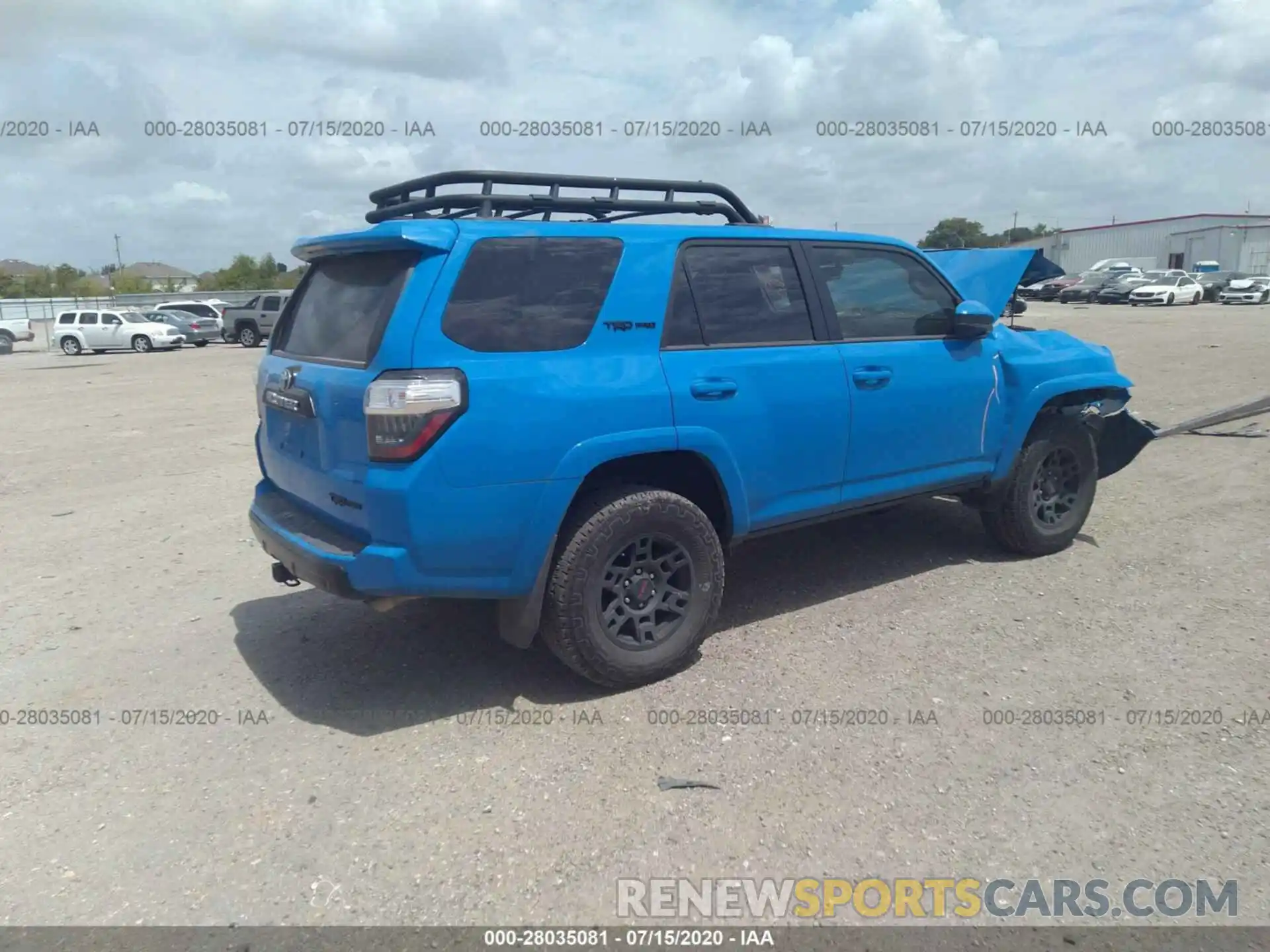 4 Фотография поврежденного автомобиля JTEBU5JR0K5686422 TOYOTA 4RUNNER 2019