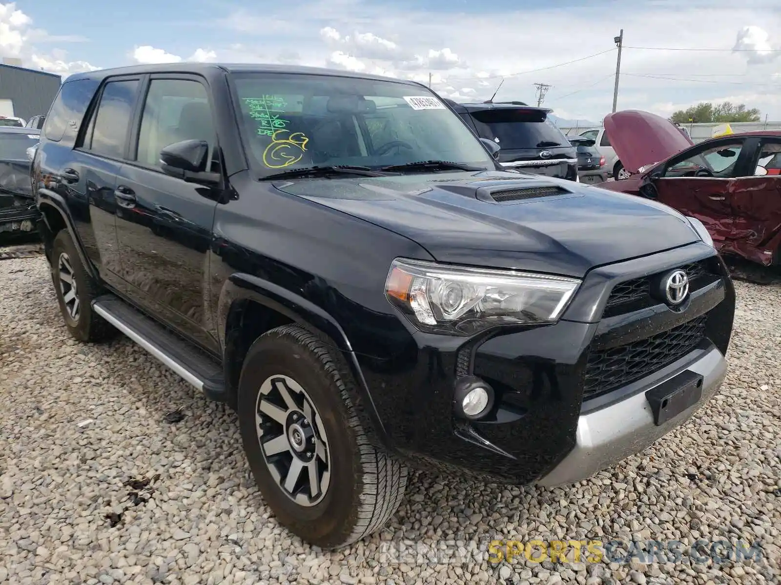 1 Photograph of a damaged car JTEBU5JR0K5689613 TOYOTA 4RUNNER 2019