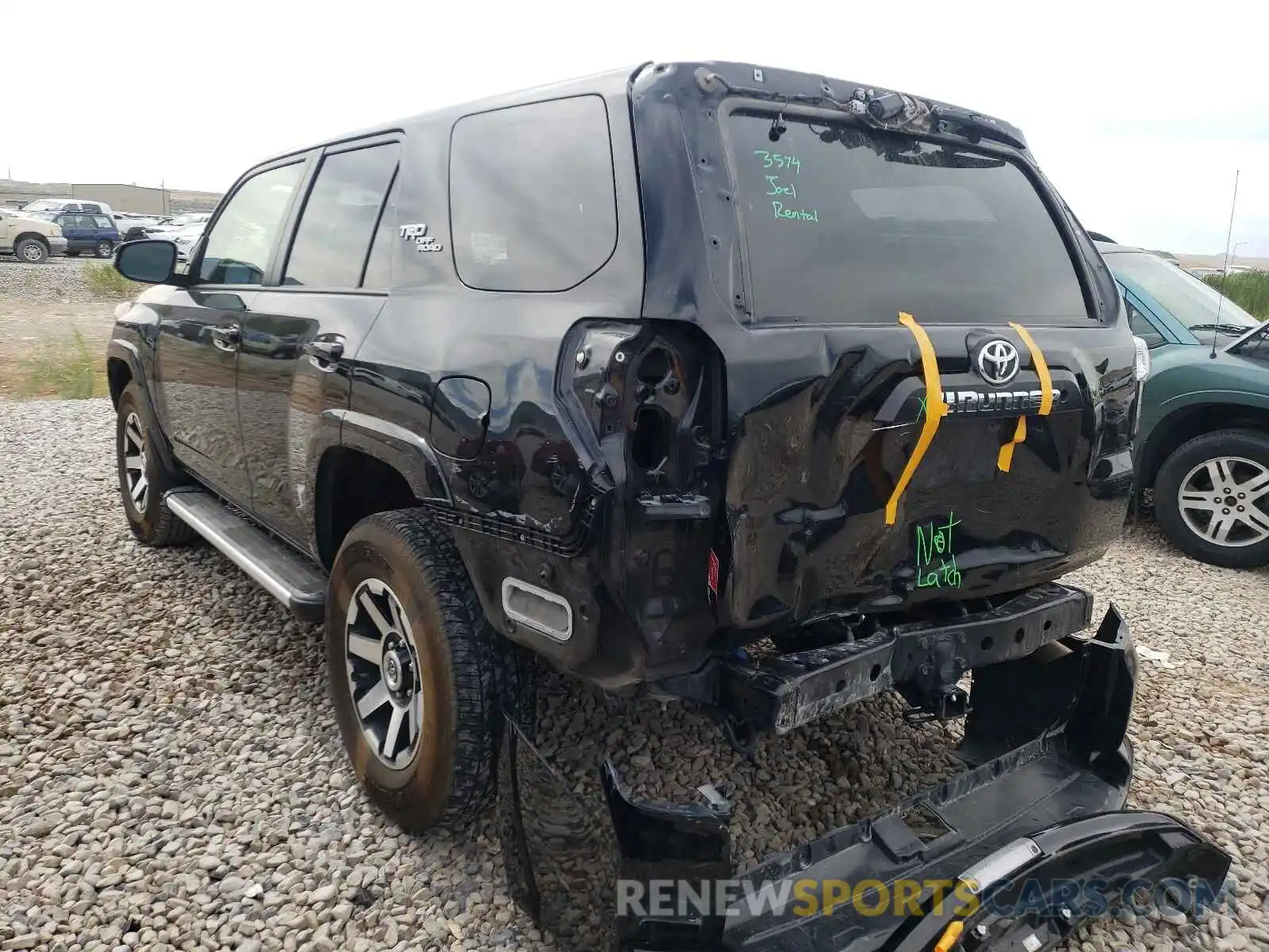 3 Photograph of a damaged car JTEBU5JR0K5689613 TOYOTA 4RUNNER 2019