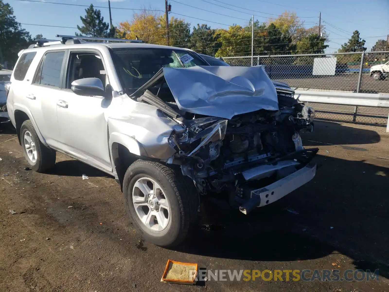 1 Photograph of a damaged car JTEBU5JR0K5693337 TOYOTA 4RUNNER 2019