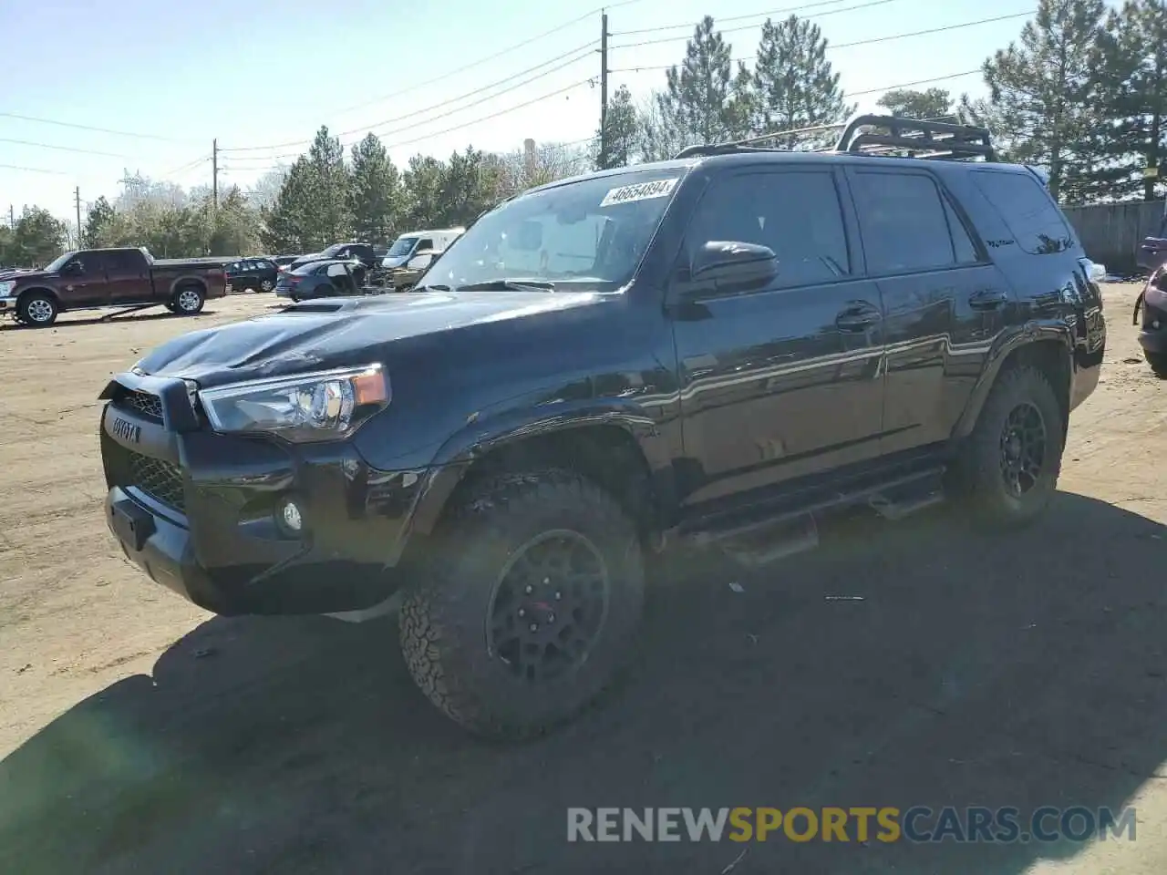 1 Photograph of a damaged car JTEBU5JR0K5695640 TOYOTA 4RUNNER 2019