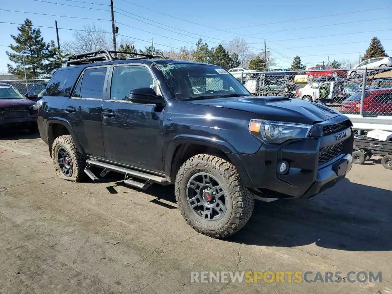 4 Фотография поврежденного автомобиля JTEBU5JR0K5695640 TOYOTA 4RUNNER 2019