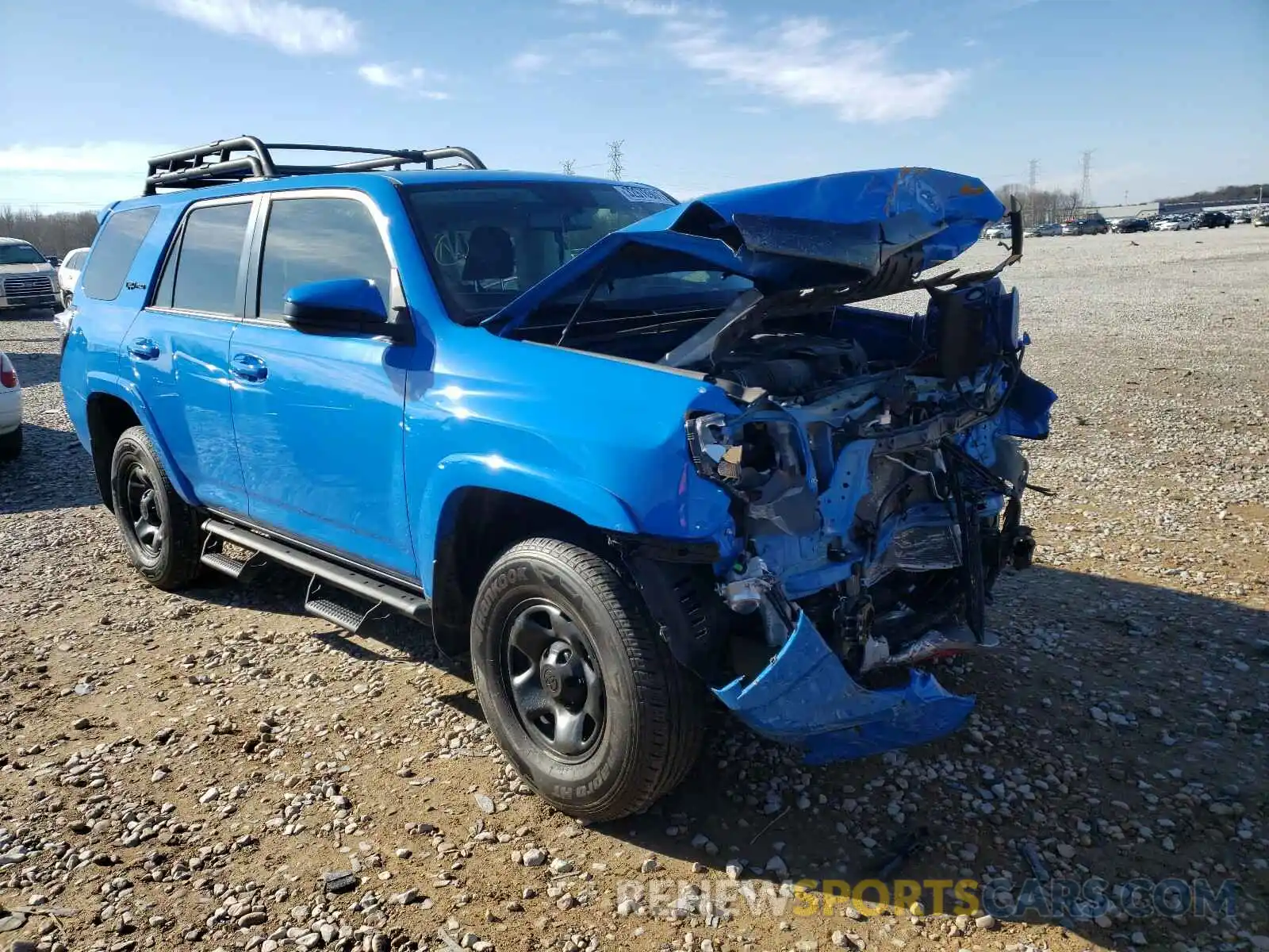 1 Photograph of a damaged car JTEBU5JR0K5696772 TOYOTA 4RUNNER 2019