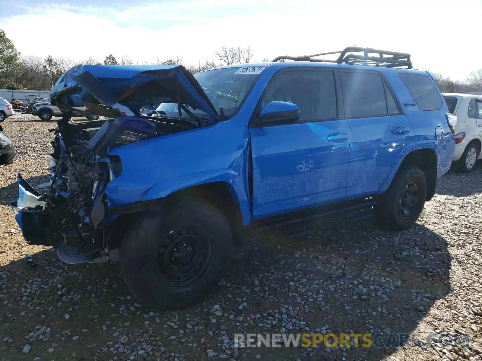 2 Photograph of a damaged car JTEBU5JR0K5696772 TOYOTA 4RUNNER 2019