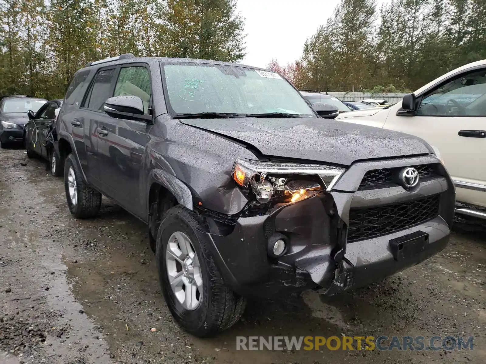 1 Photograph of a damaged car JTEBU5JR0K5697937 TOYOTA 4RUNNER 2019