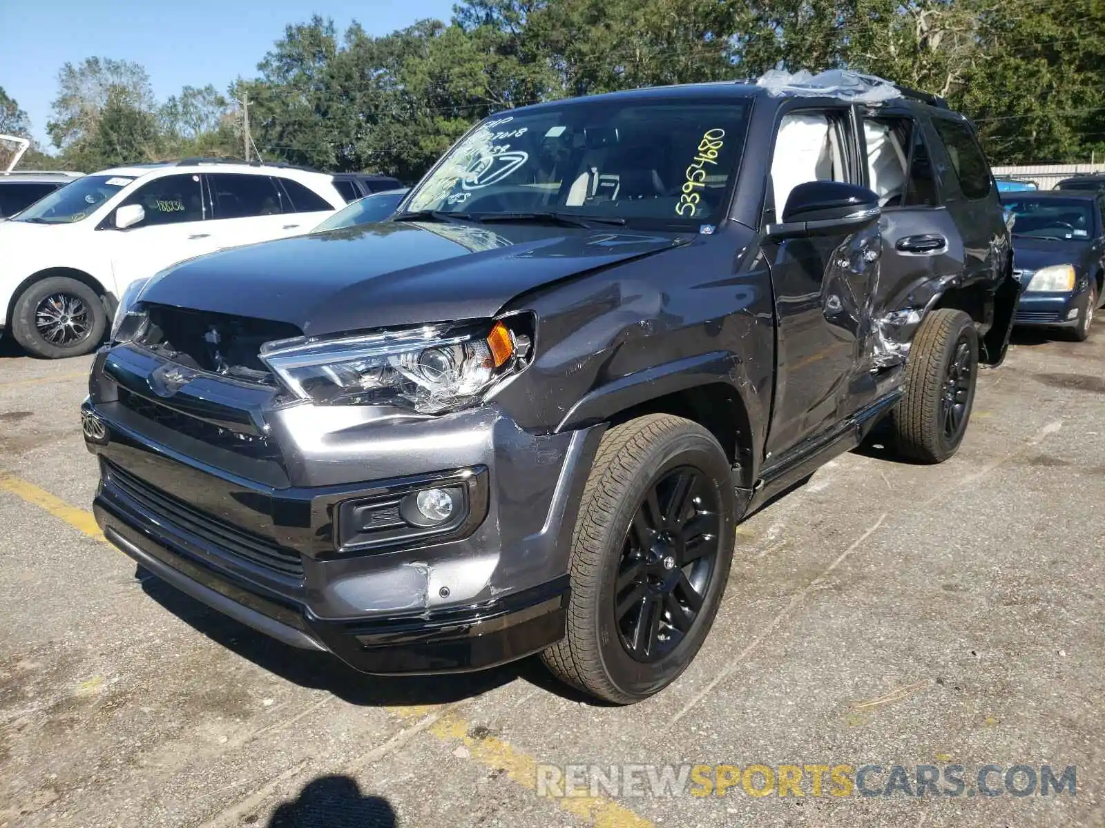 2 Photograph of a damaged car JTEBU5JR0K5698540 TOYOTA 4RUNNER 2019