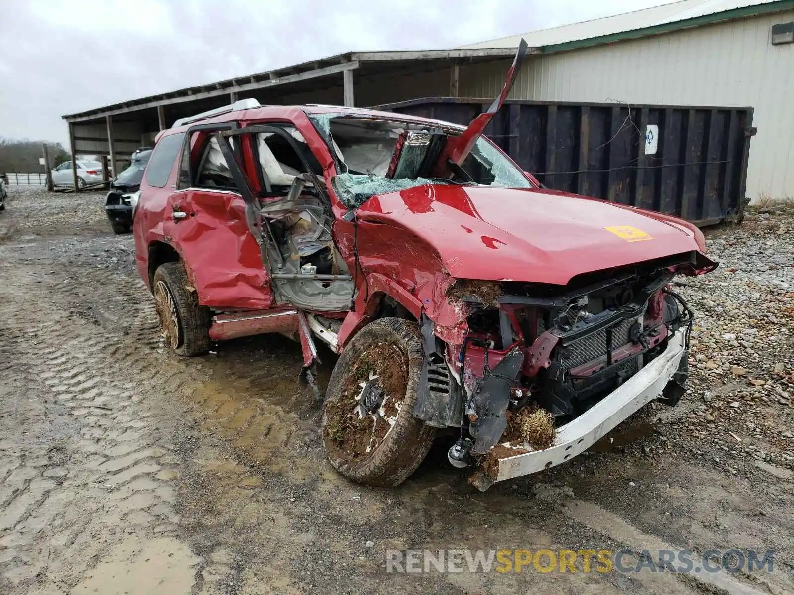 1 Фотография поврежденного автомобиля JTEBU5JR0K5703008 TOYOTA 4RUNNER 2019
