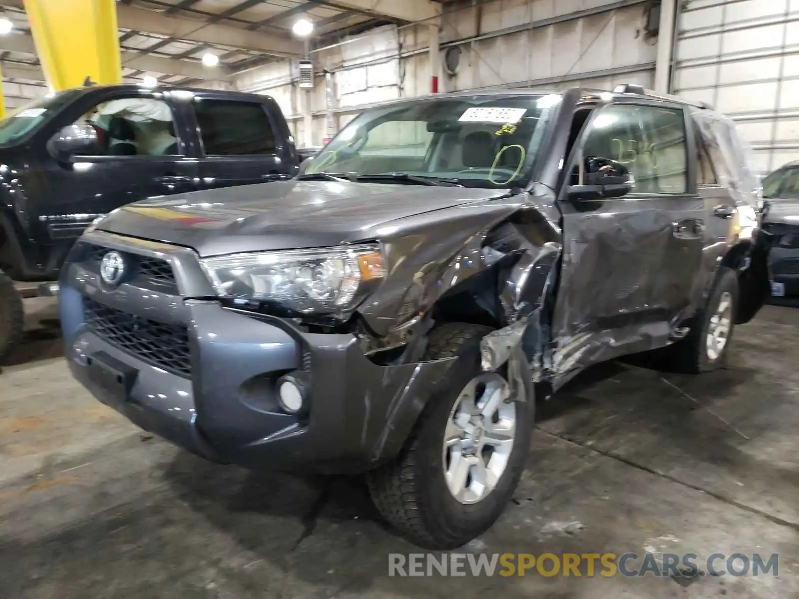 2 Photograph of a damaged car JTEBU5JR0K5705955 TOYOTA 4RUNNER 2019