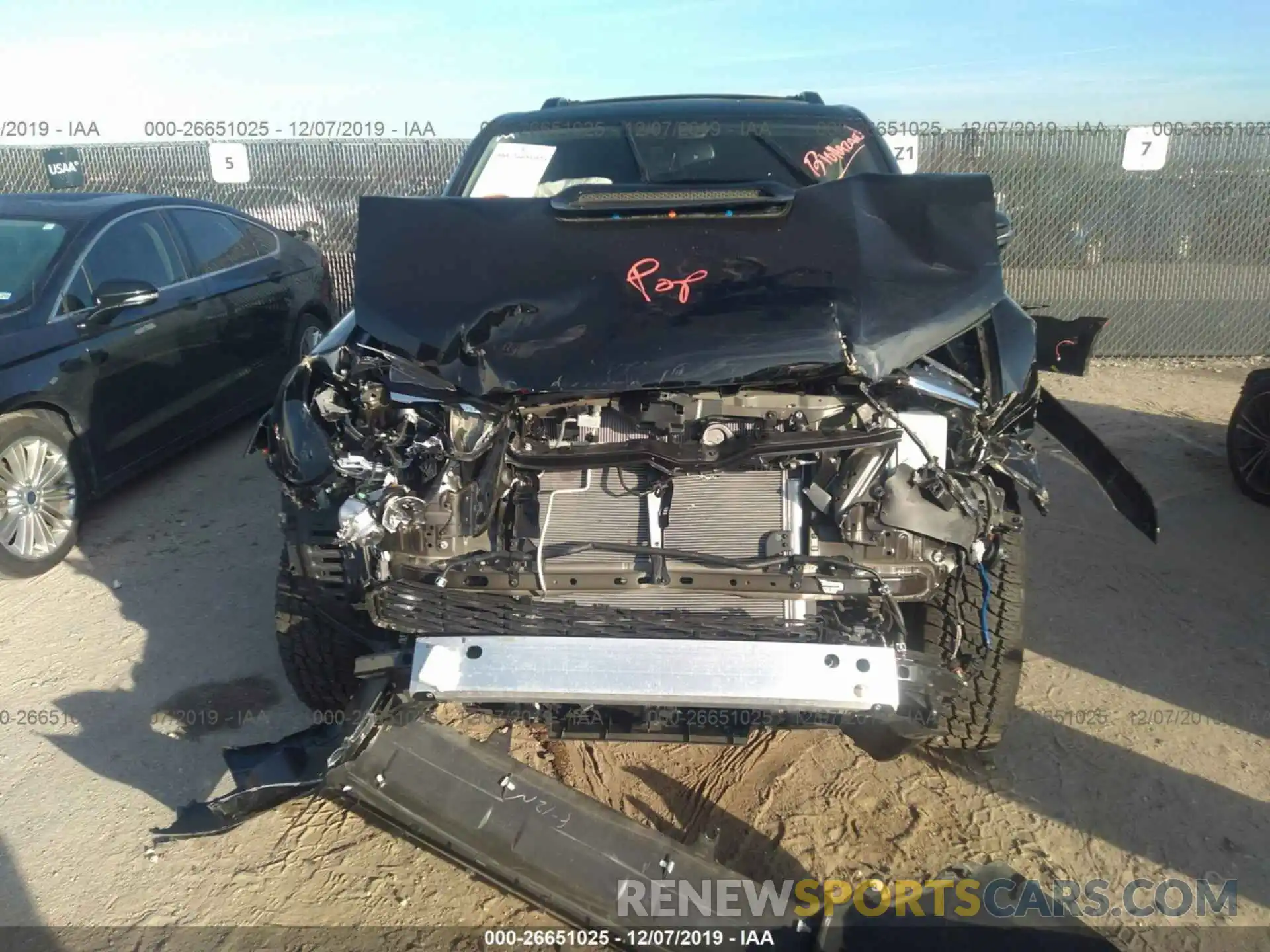 6 Photograph of a damaged car JTEBU5JR0K5706779 TOYOTA 4RUNNER 2019