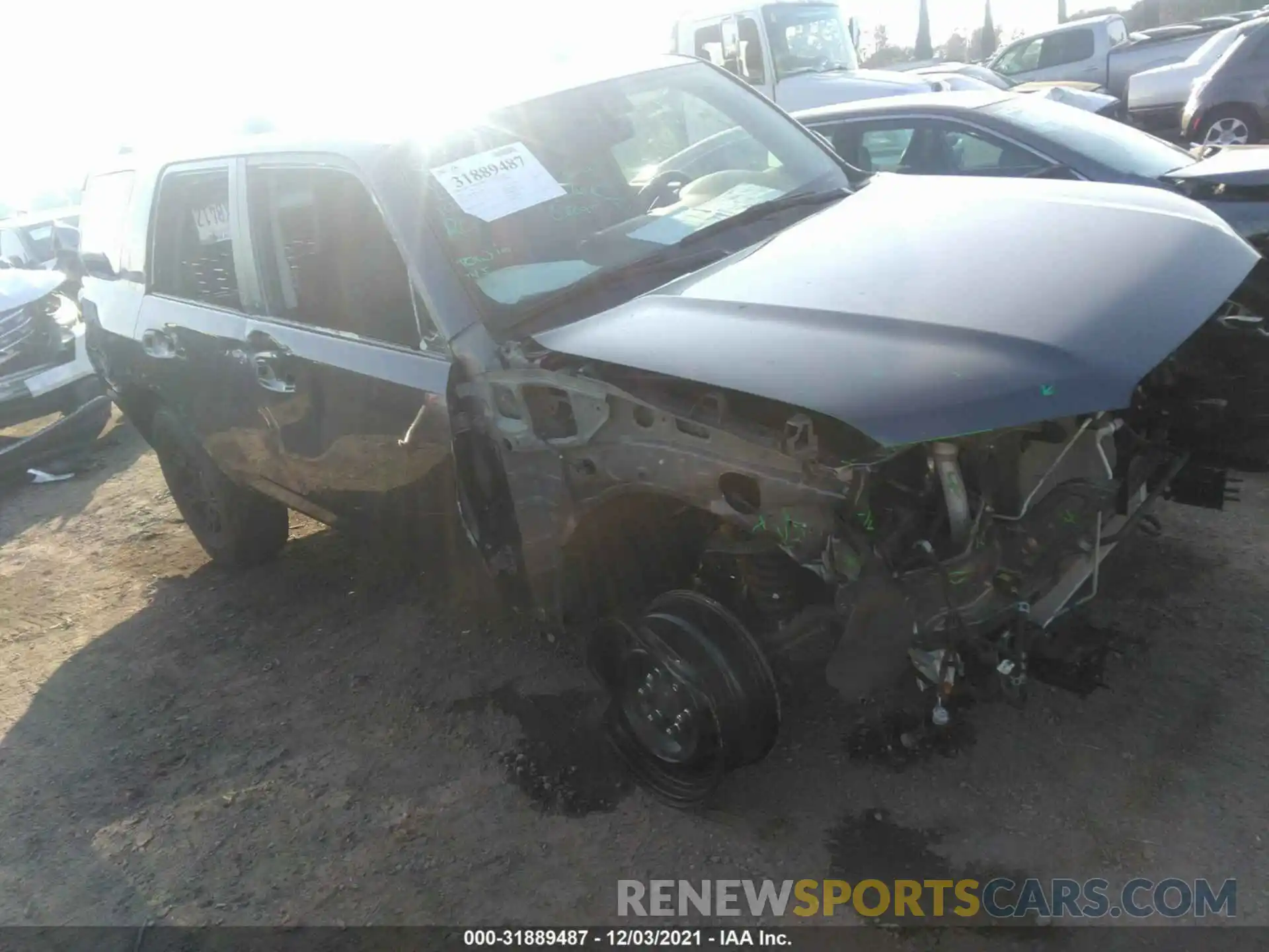 1 Photograph of a damaged car JTEBU5JR0K5710668 TOYOTA 4RUNNER 2019