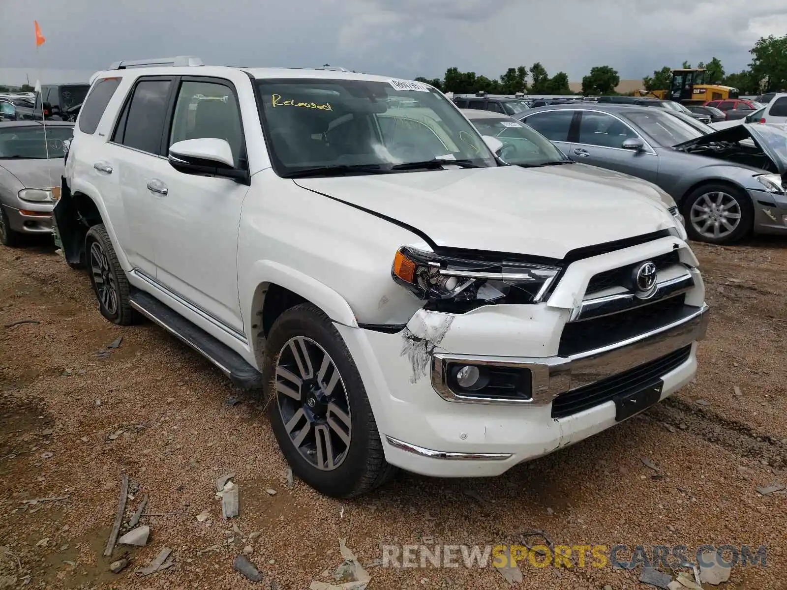 1 Photograph of a damaged car JTEBU5JR0K5712002 TOYOTA 4RUNNER 2019