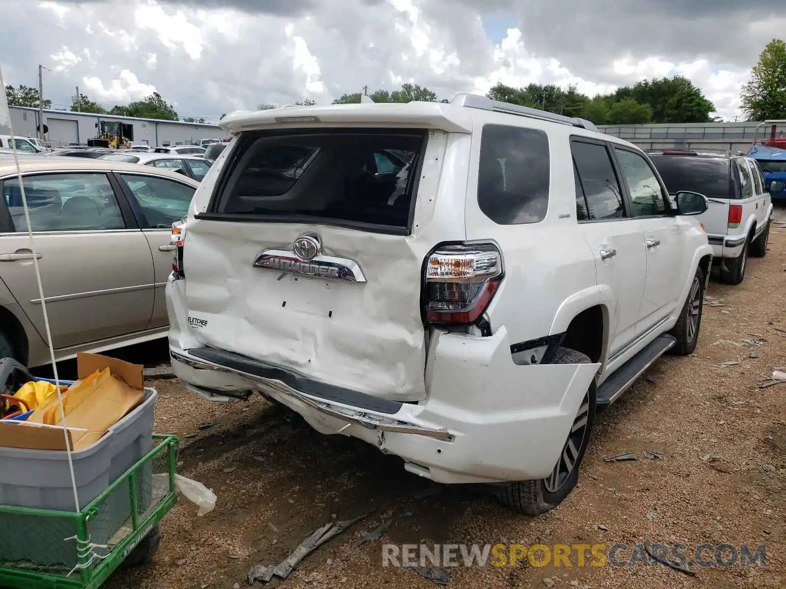 4 Photograph of a damaged car JTEBU5JR0K5712002 TOYOTA 4RUNNER 2019