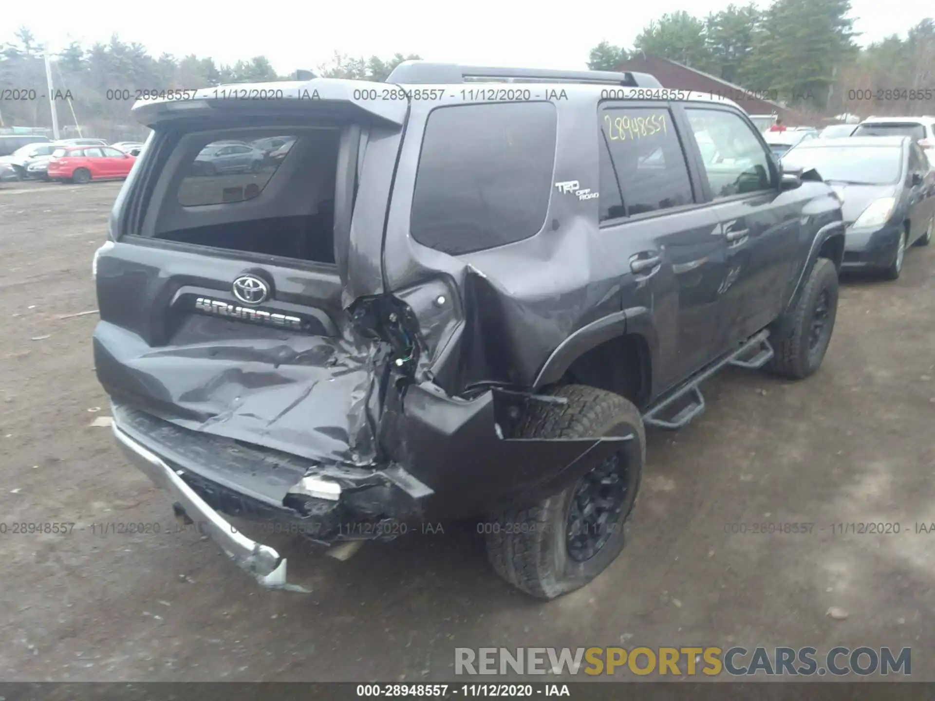 4 Photograph of a damaged car JTEBU5JR0K5715756 TOYOTA 4RUNNER 2019