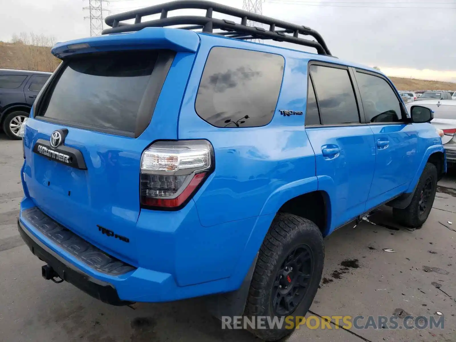 4 Фотография поврежденного автомобиля JTEBU5JR0K5718060 TOYOTA 4RUNNER 2019