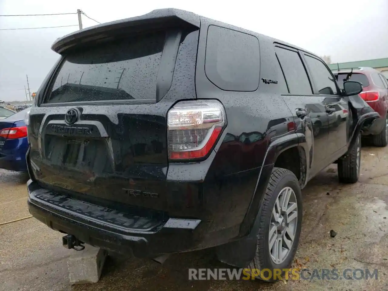 4 Фотография поврежденного автомобиля JTEBU5JR0K5721508 TOYOTA 4RUNNER 2019