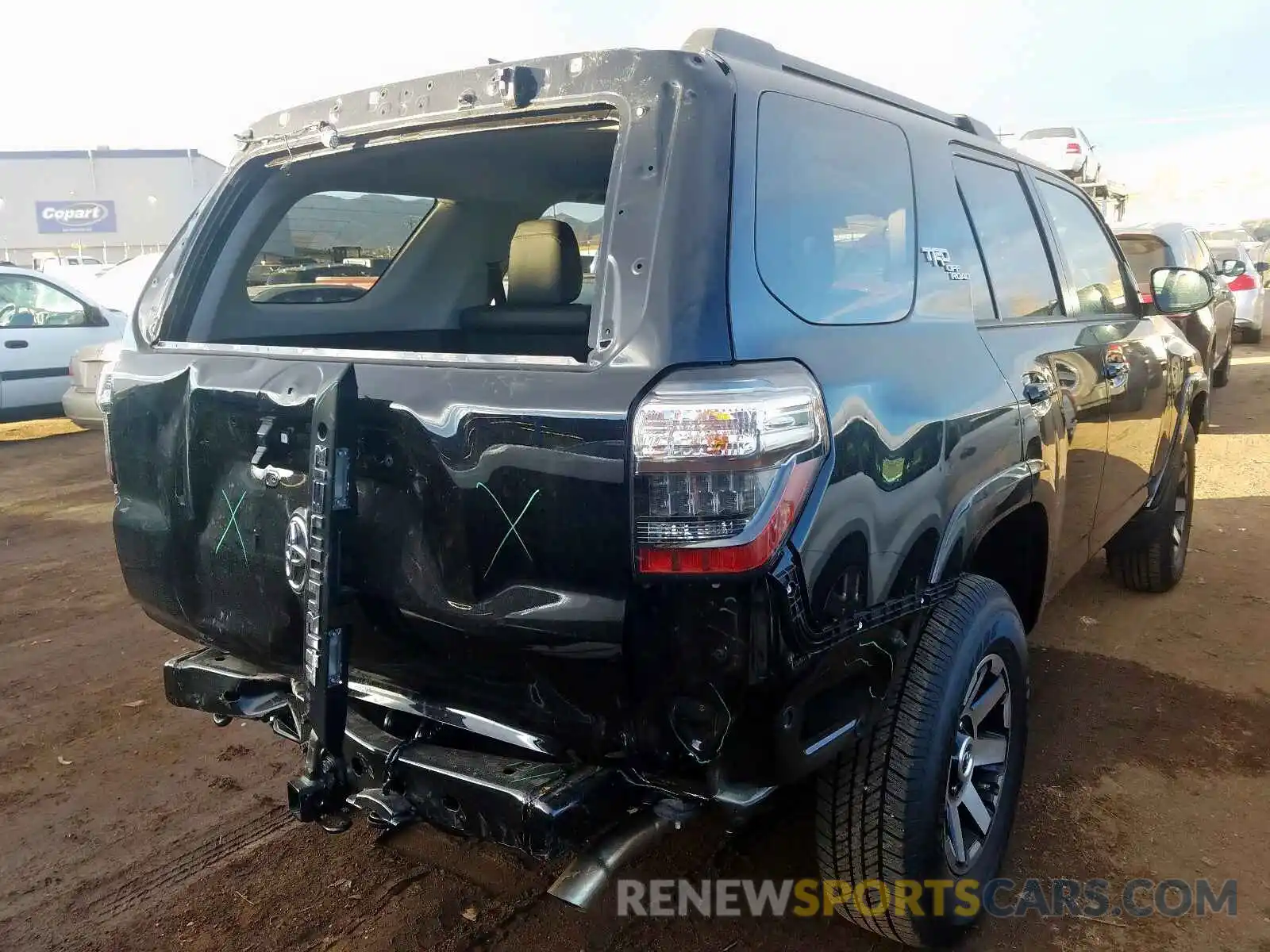 4 Фотография поврежденного автомобиля JTEBU5JR0K5723257 TOYOTA 4RUNNER 2019