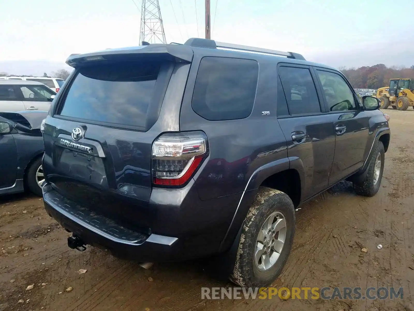 4 Фотография поврежденного автомобиля JTEBU5JR0K5723873 TOYOTA 4RUNNER 2019