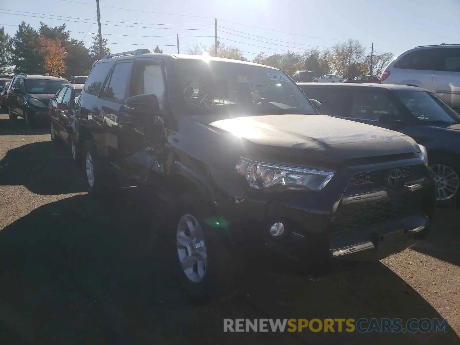 1 Photograph of a damaged car JTEBU5JR0K5727809 TOYOTA 4RUNNER 2019