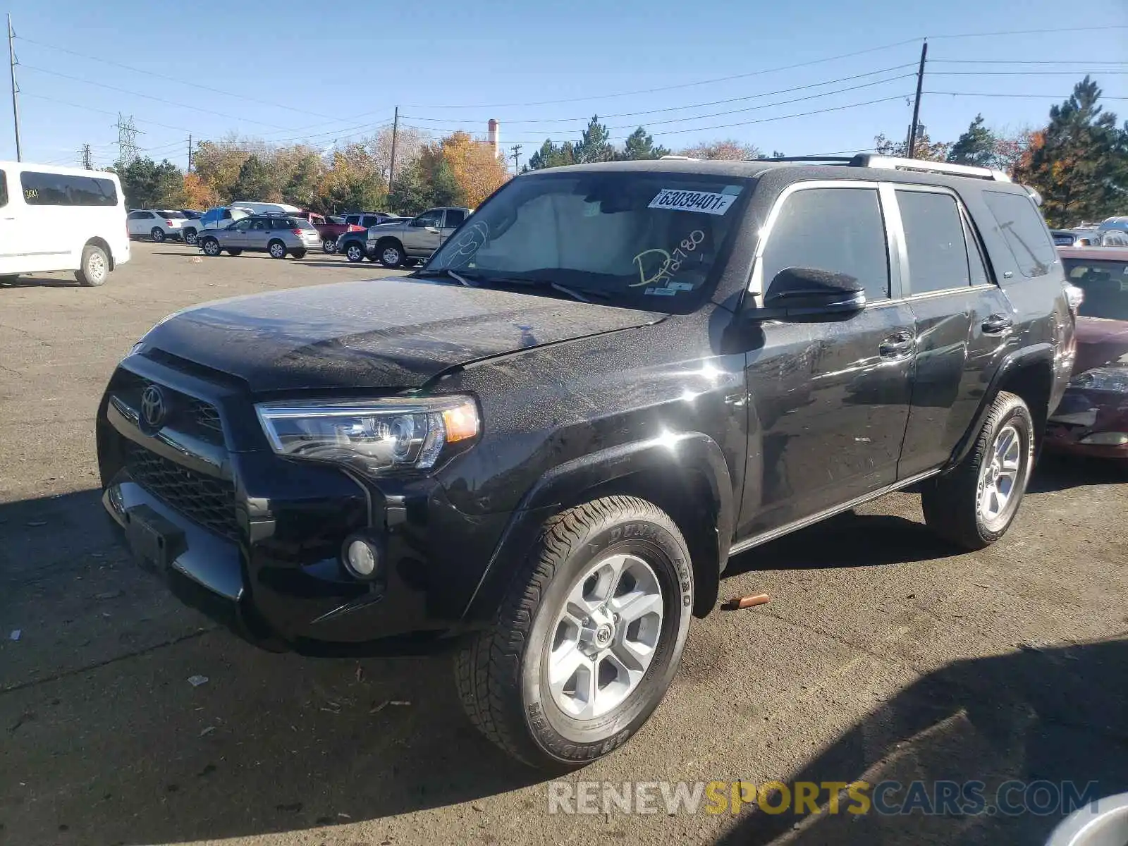 2 Photograph of a damaged car JTEBU5JR0K5727809 TOYOTA 4RUNNER 2019