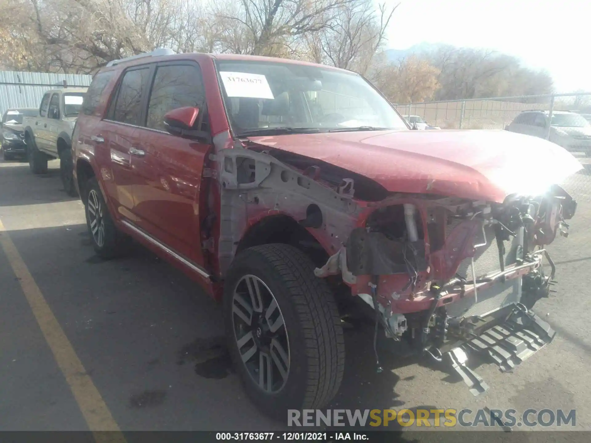 1 Photograph of a damaged car JTEBU5JR0K5729785 TOYOTA 4RUNNER 2019