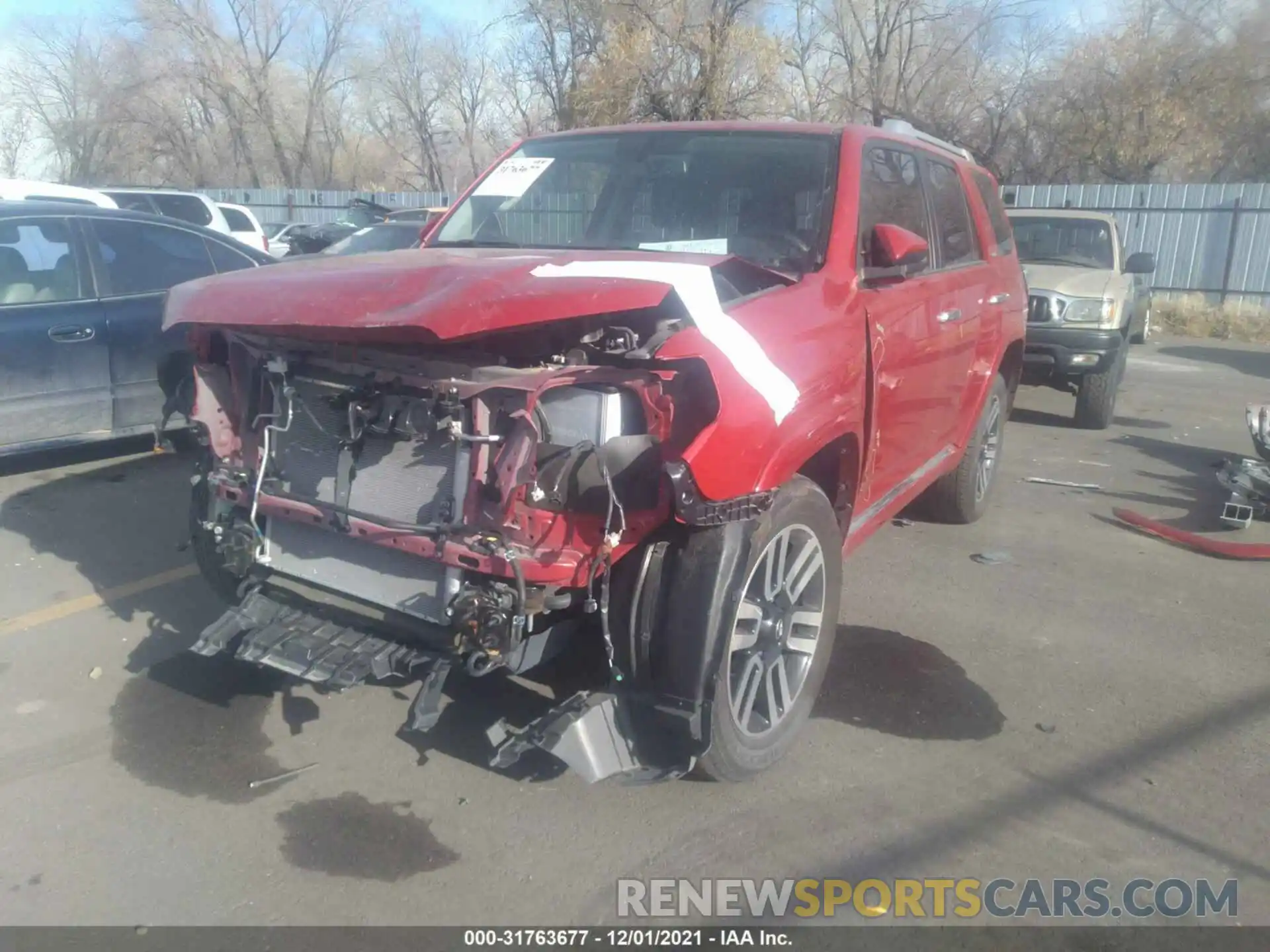 2 Photograph of a damaged car JTEBU5JR0K5729785 TOYOTA 4RUNNER 2019