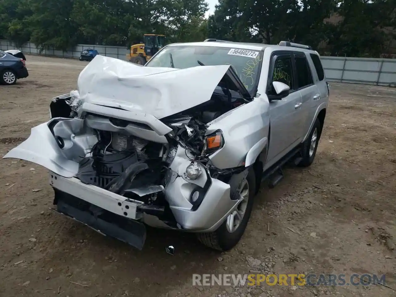 2 Photograph of a damaged car JTEBU5JR0K5730290 TOYOTA 4RUNNER 2019