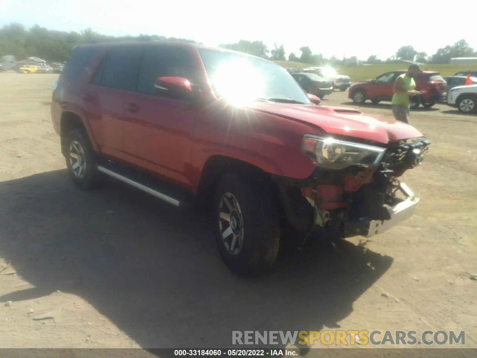 1 Photograph of a damaged car JTEBU5JR0K5731147 TOYOTA 4RUNNER 2019