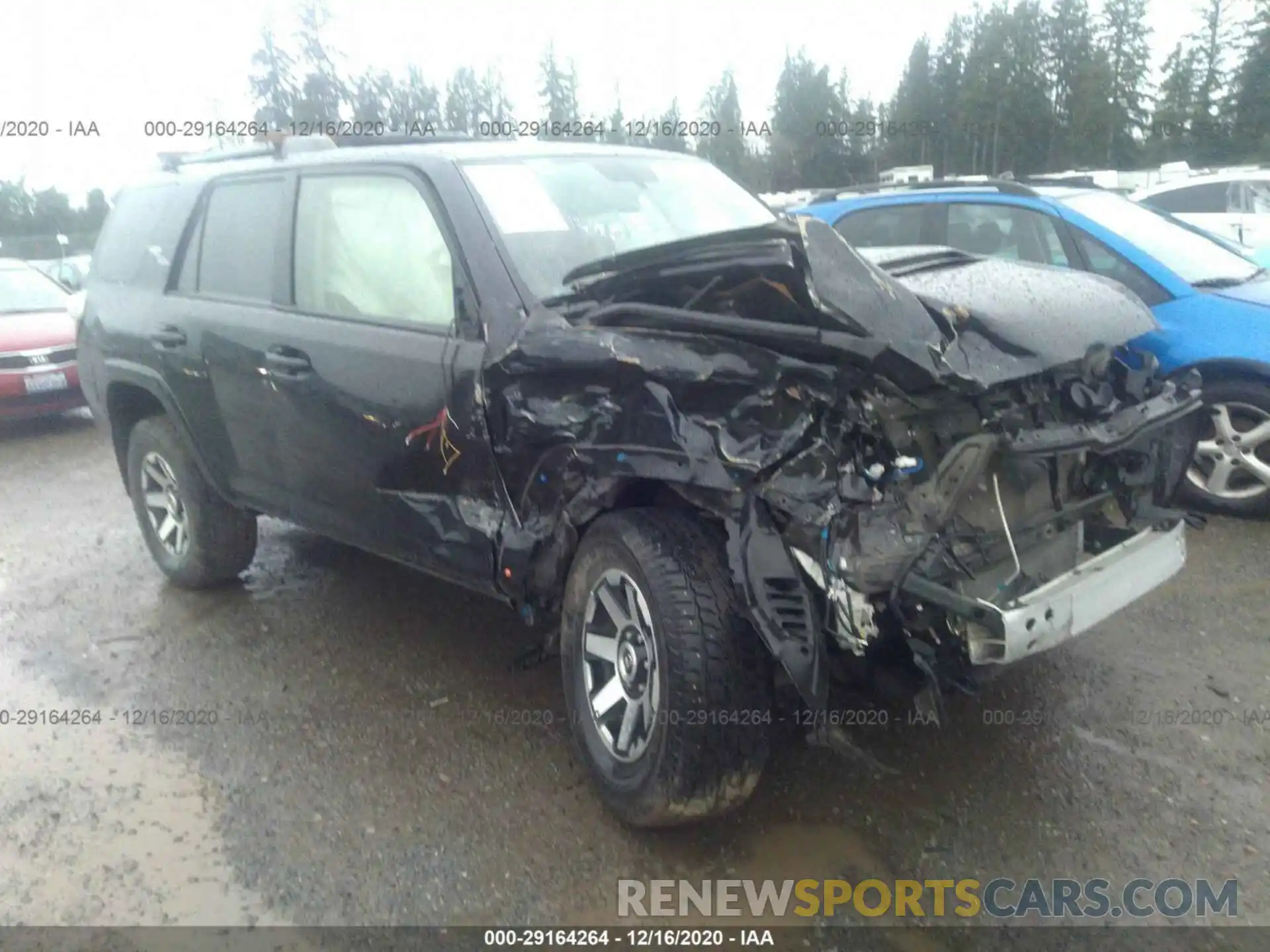 1 Photograph of a damaged car JTEBU5JR0K5733139 TOYOTA 4RUNNER 2019