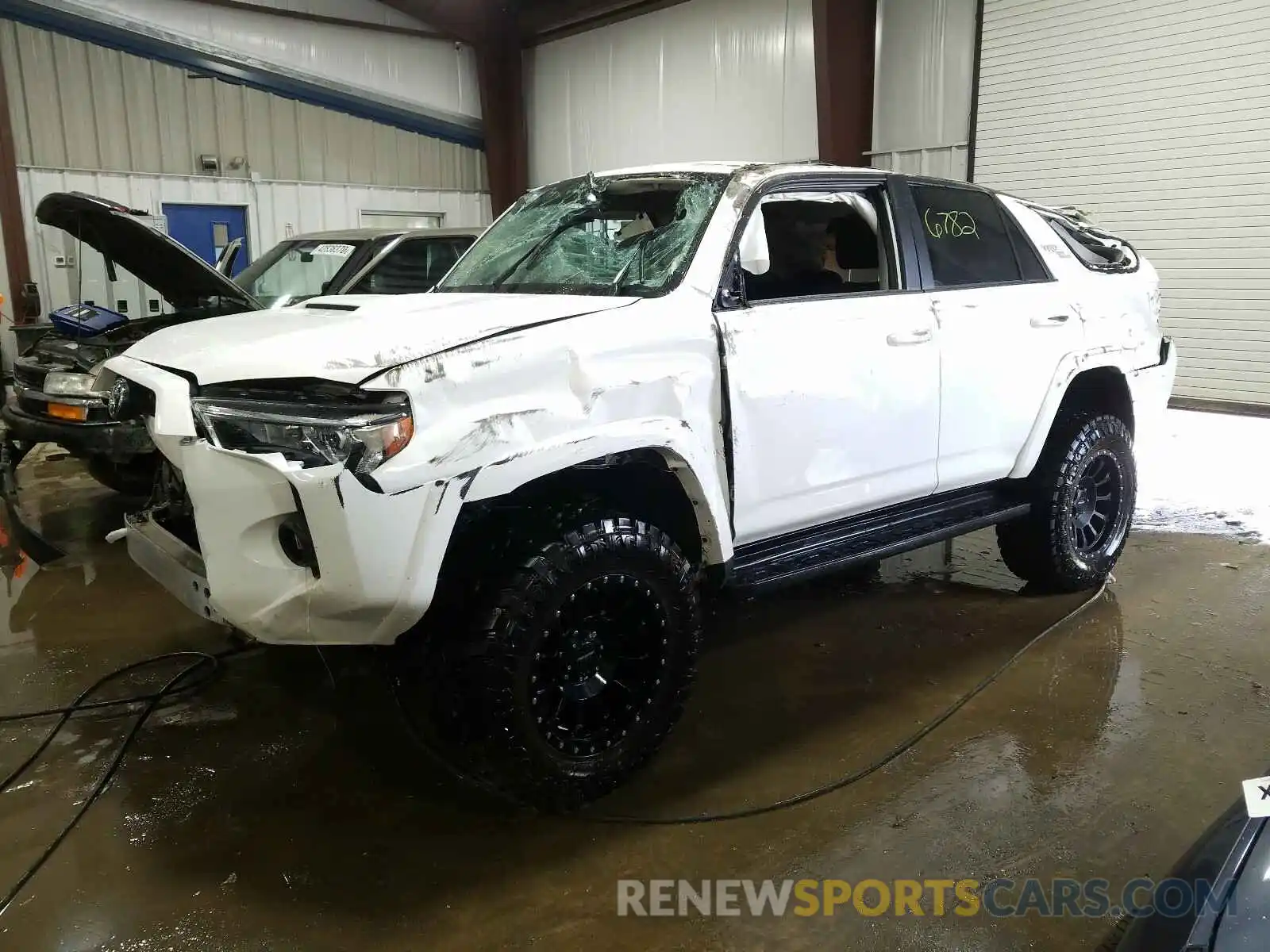 2 Photograph of a damaged car JTEBU5JR0K5735618 TOYOTA 4RUNNER 2019