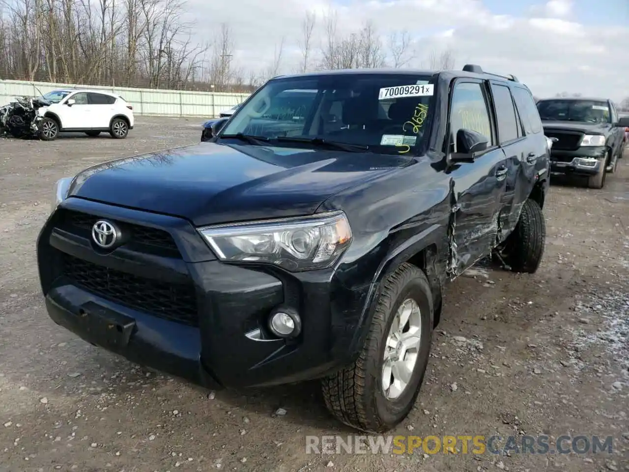 2 Photograph of a damaged car JTEBU5JR0K5735795 TOYOTA 4RUNNER 2019