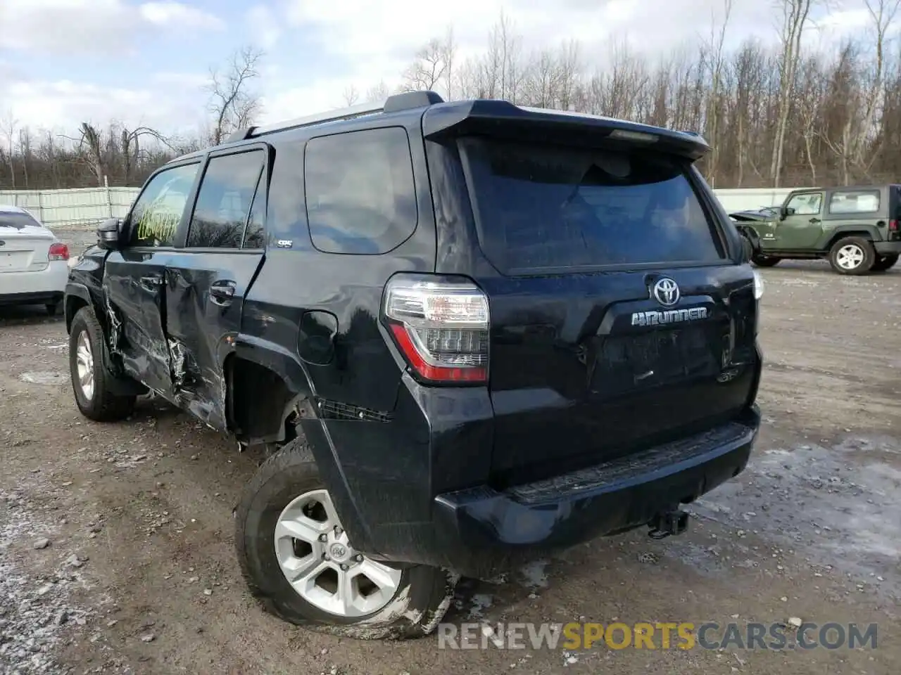 3 Фотография поврежденного автомобиля JTEBU5JR0K5735795 TOYOTA 4RUNNER 2019