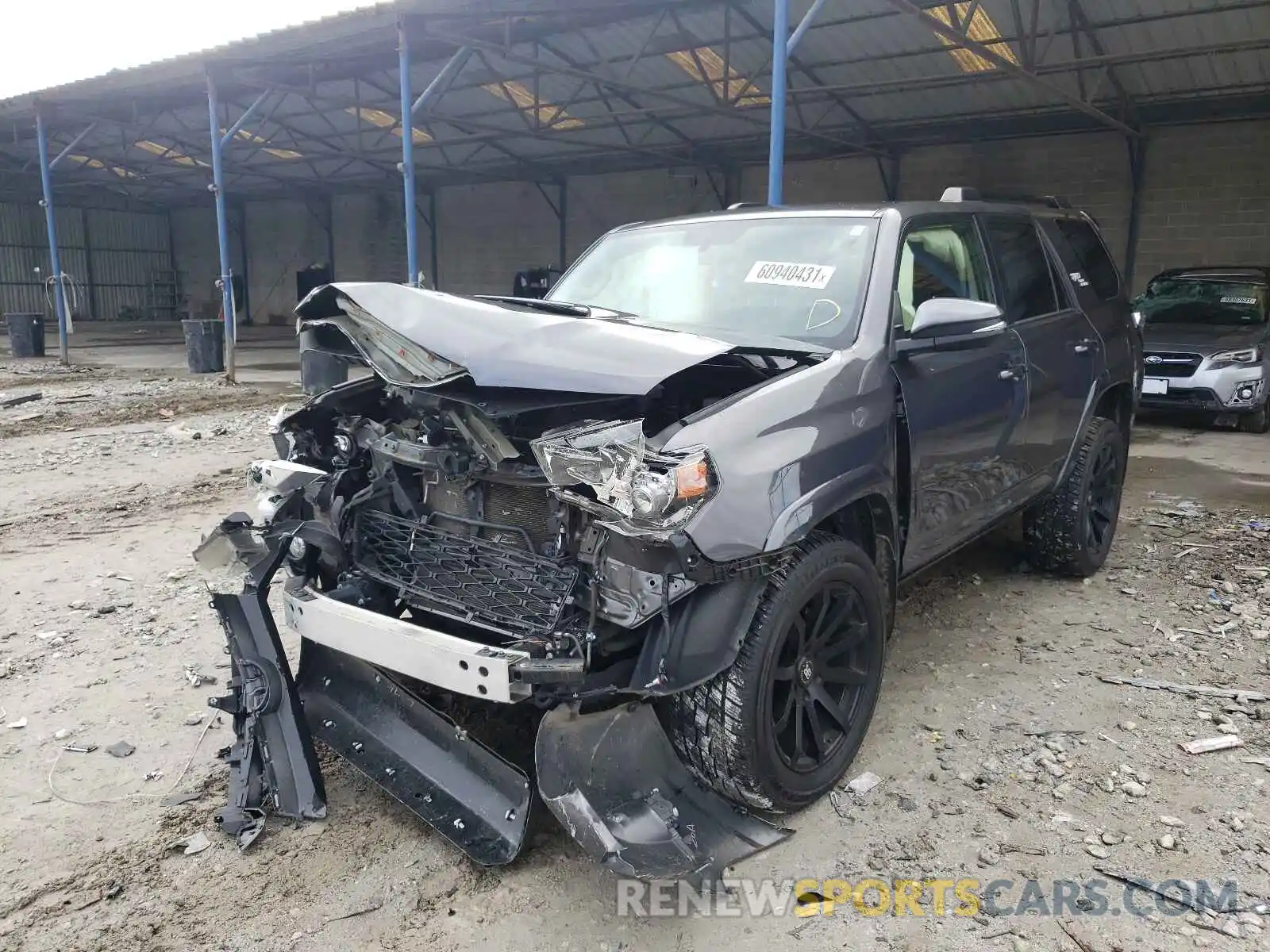 2 Photograph of a damaged car JTEBU5JR1K5613768 TOYOTA 4RUNNER 2019