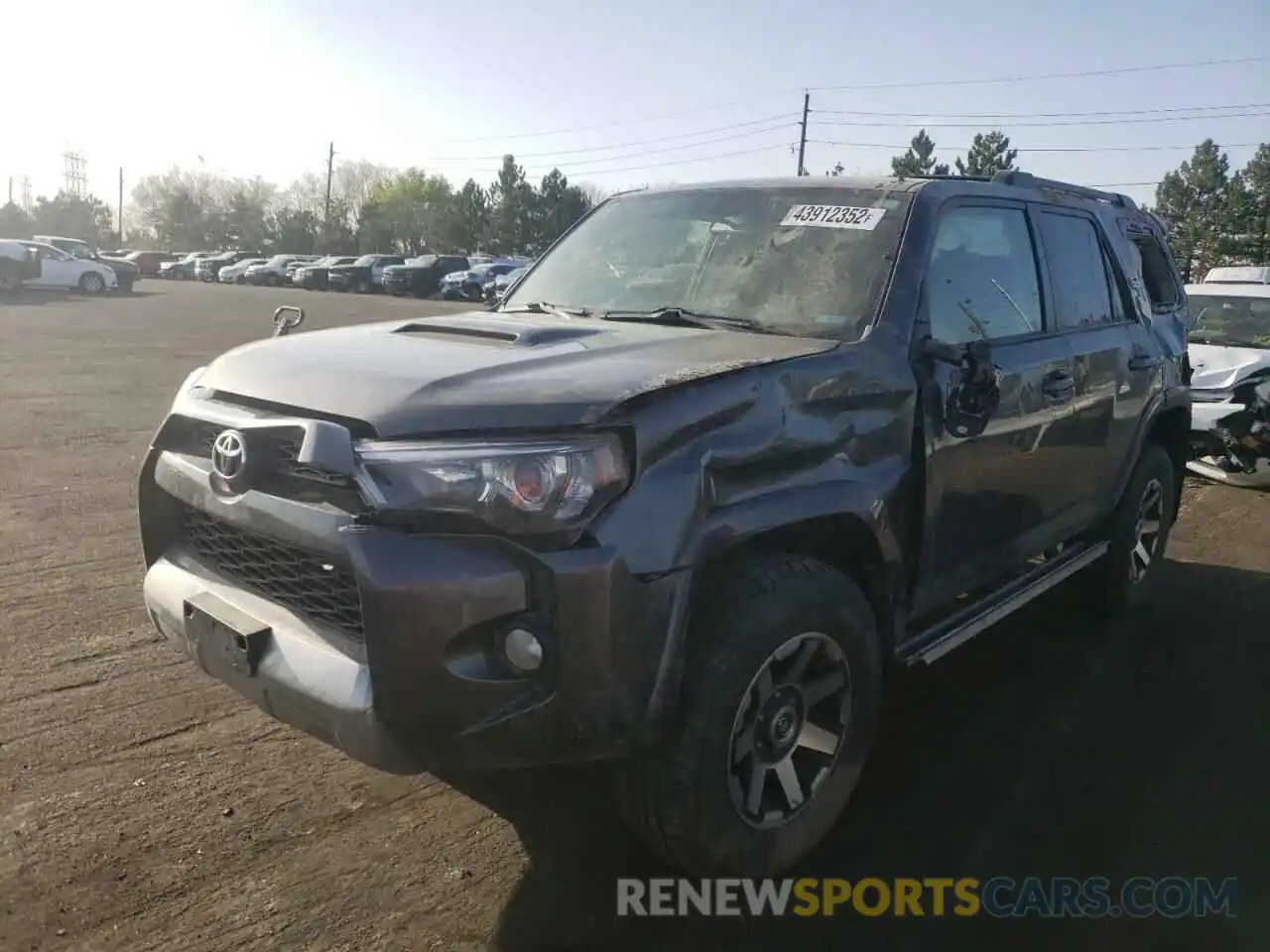 2 Photograph of a damaged car JTEBU5JR1K5613821 TOYOTA 4RUNNER 2019