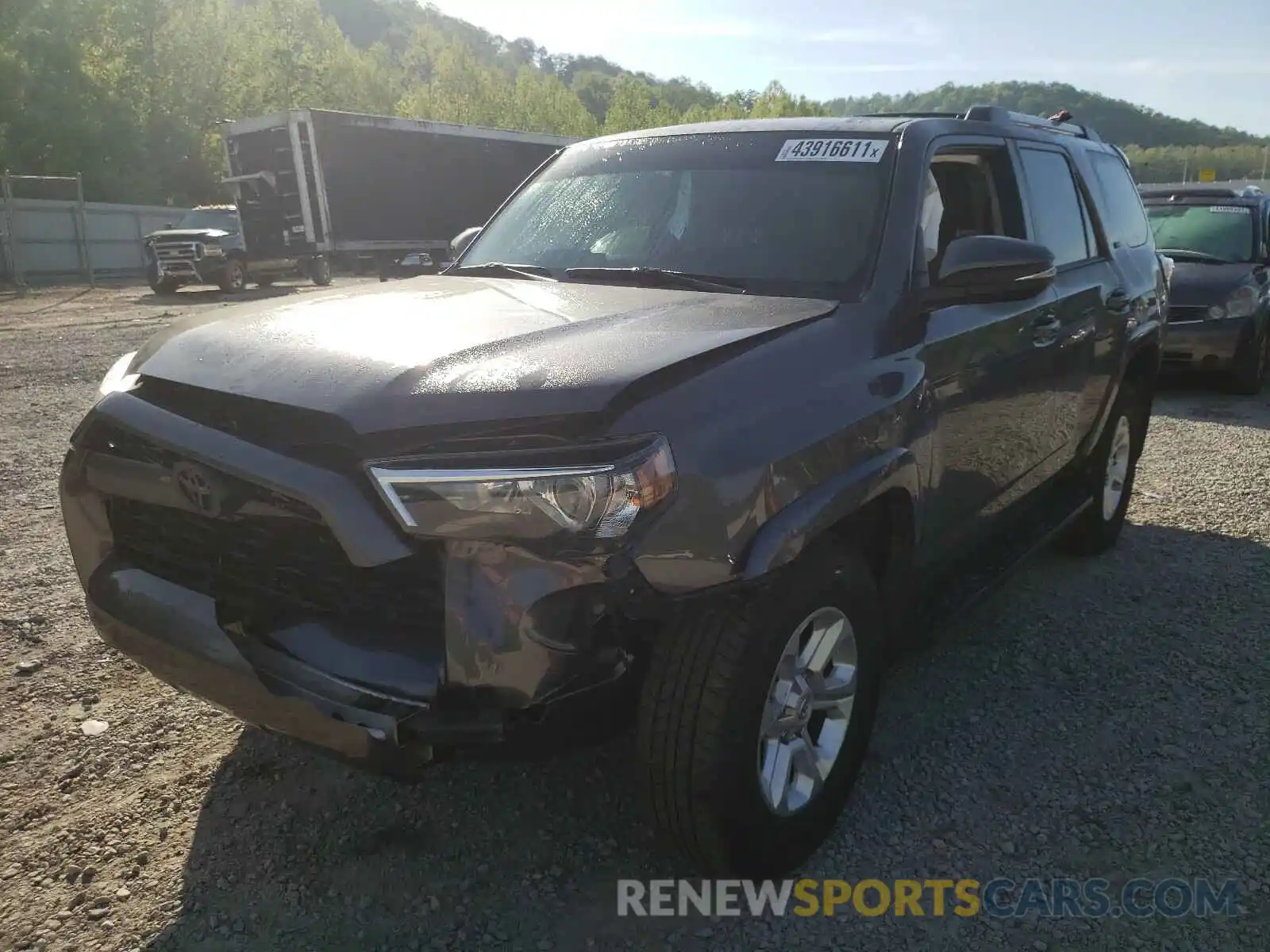 2 Photograph of a damaged car JTEBU5JR1K5614189 TOYOTA 4RUNNER 2019