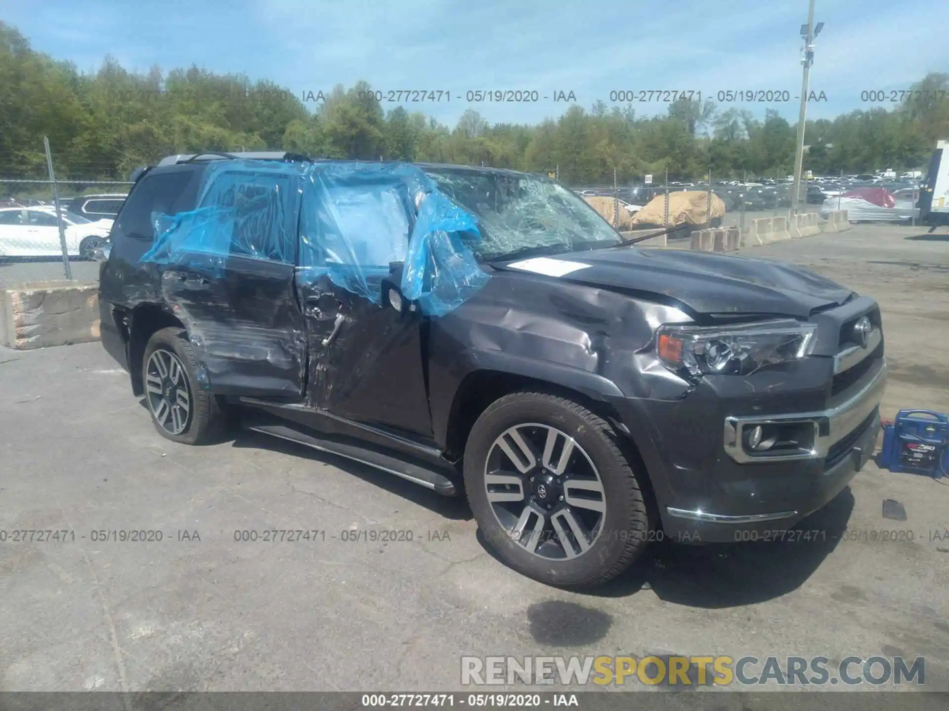 1 Photograph of a damaged car JTEBU5JR1K5622745 TOYOTA 4RUNNER 2019