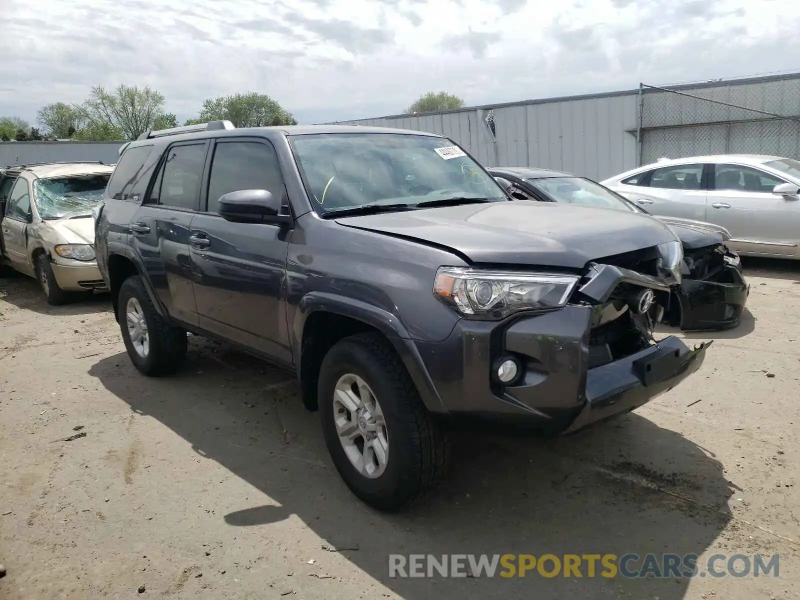 1 Photograph of a damaged car JTEBU5JR1K5624625 TOYOTA 4RUNNER 2019