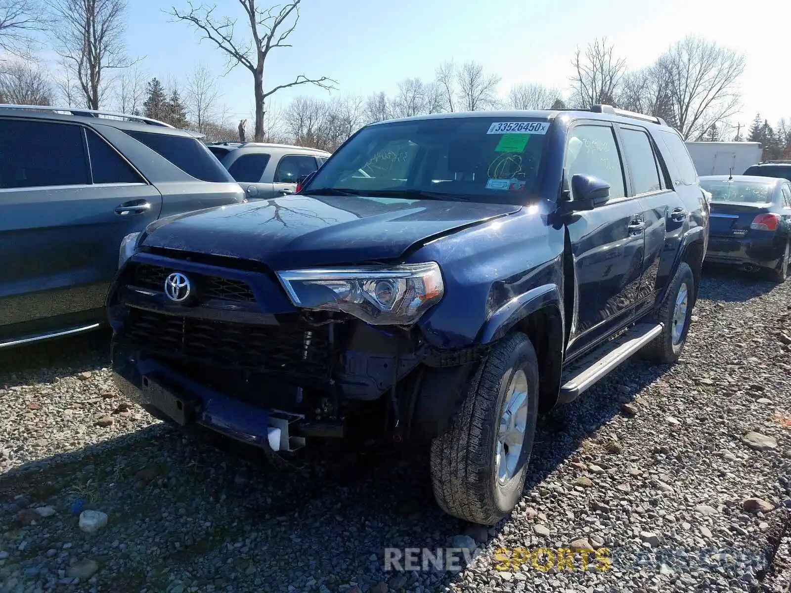 2 Фотография поврежденного автомобиля JTEBU5JR1K5624804 TOYOTA 4RUNNER 2019