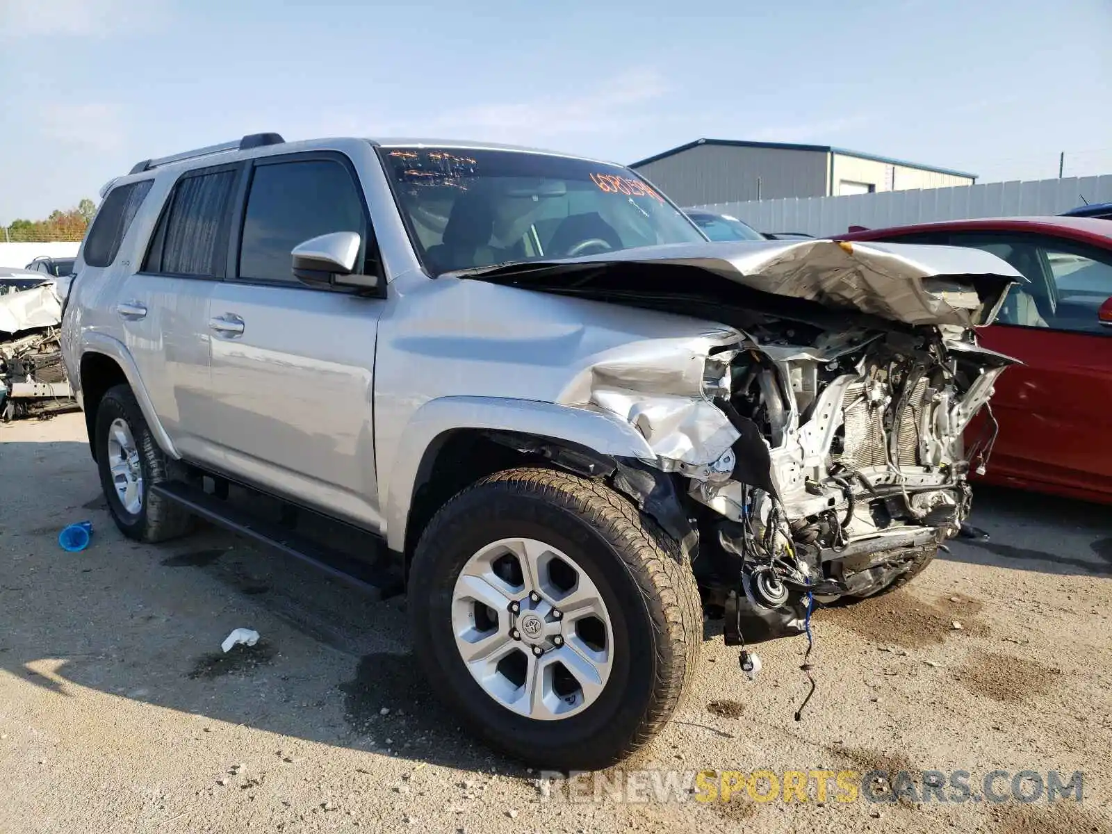 1 Photograph of a damaged car JTEBU5JR1K5625693 TOYOTA 4RUNNER 2019