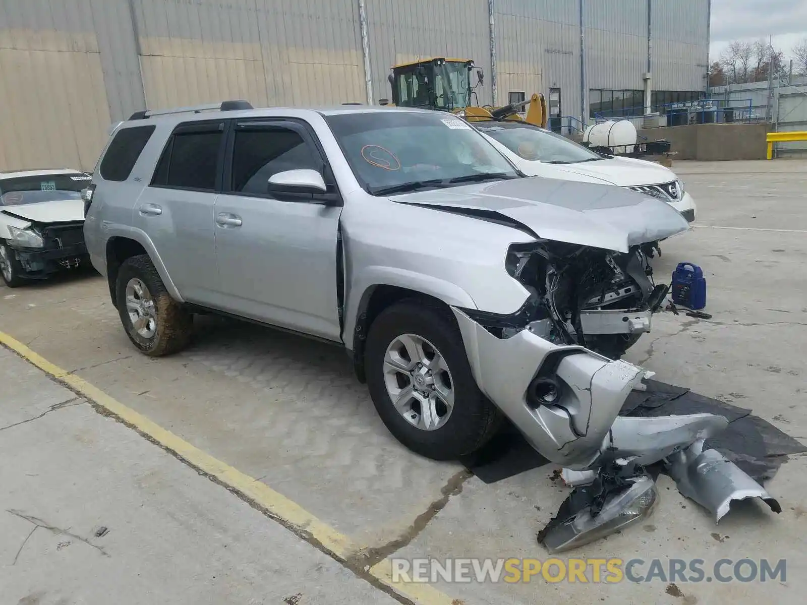 1 Photograph of a damaged car JTEBU5JR1K5628612 TOYOTA 4RUNNER 2019